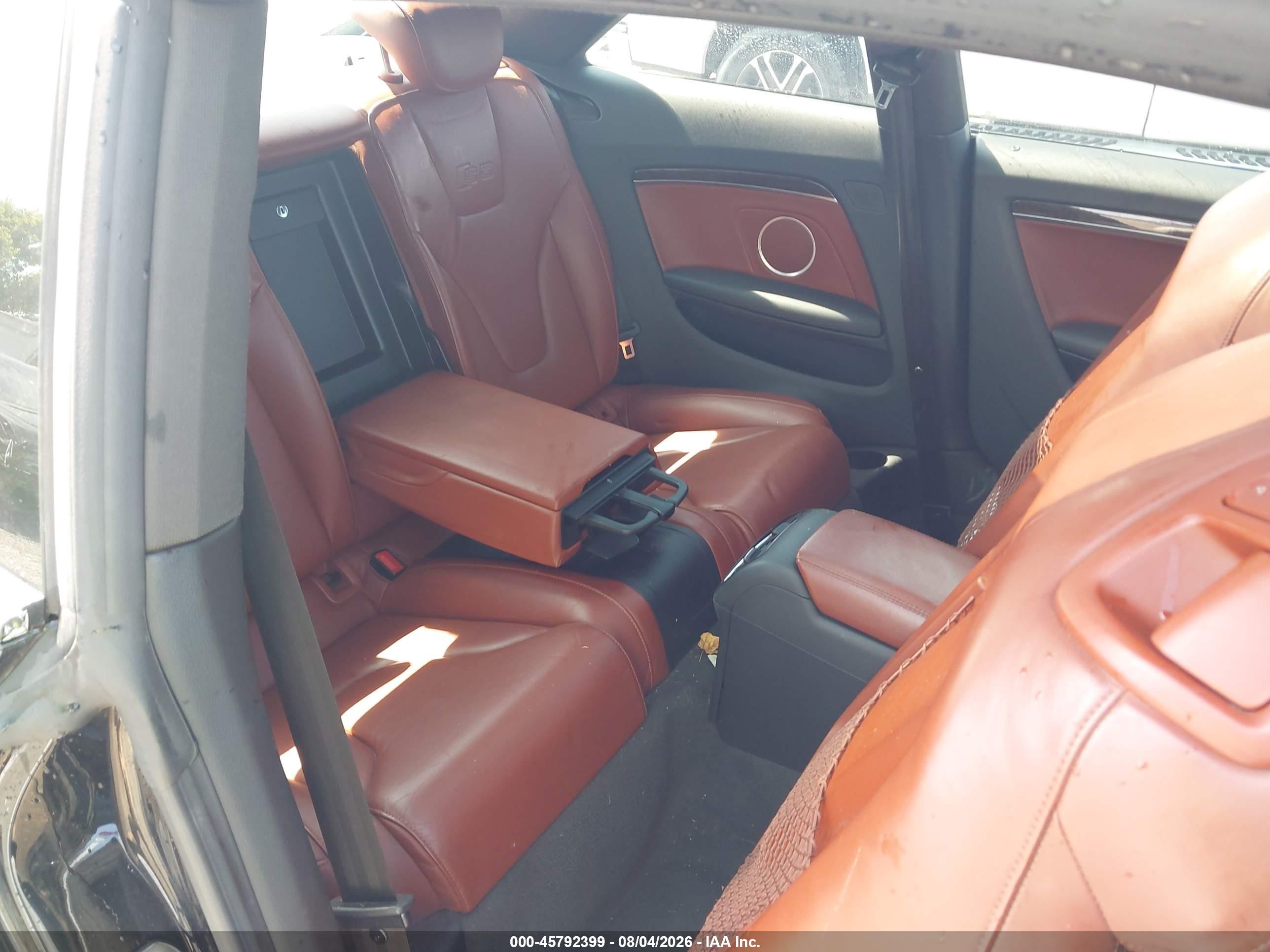 2012 Audi S5 Premium Plus Black vin: WAUCVAFRXCA000884