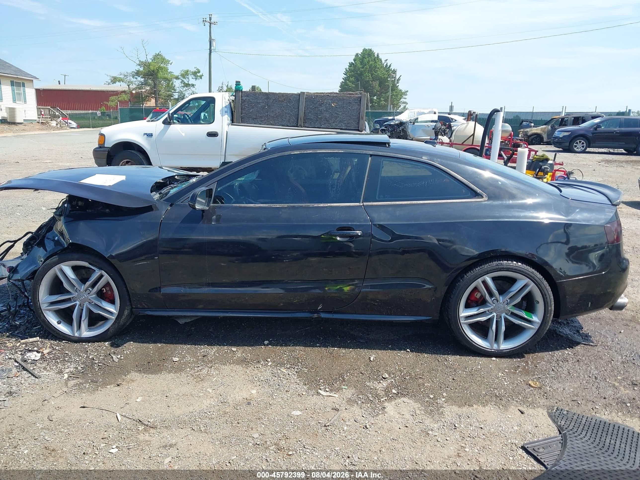2012 Audi S5 Premium Plus Black vin: WAUCVAFRXCA000884