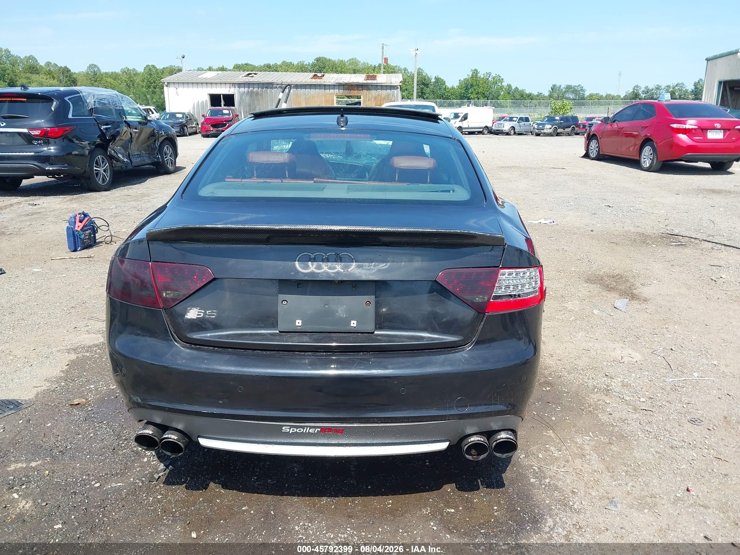 2012 Audi S5 Premium Plus Black vin: WAUCVAFRXCA000884