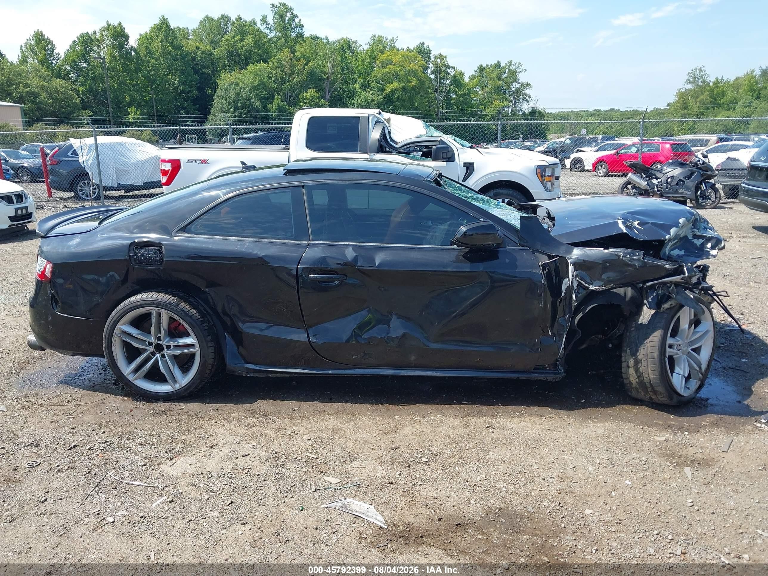 2012 Audi S5 Premium Plus Black vin: WAUCVAFRXCA000884