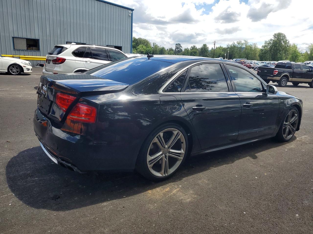 2013 Audi S8 Quattro Black vin: WAUD2AFD1DN026673