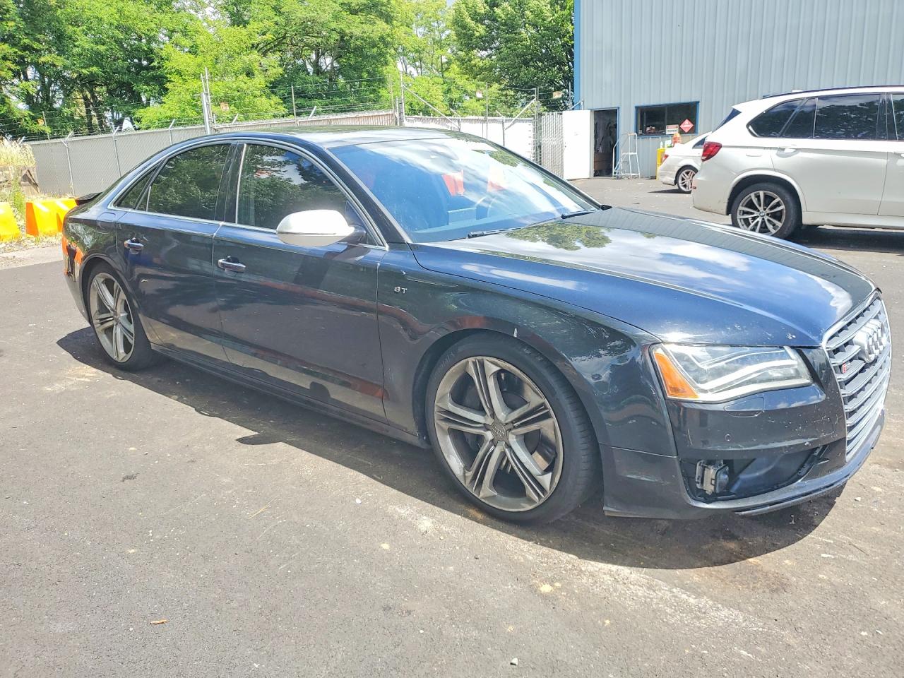 2013 Audi S8 Quattro Black vin: WAUD2AFD1DN026673