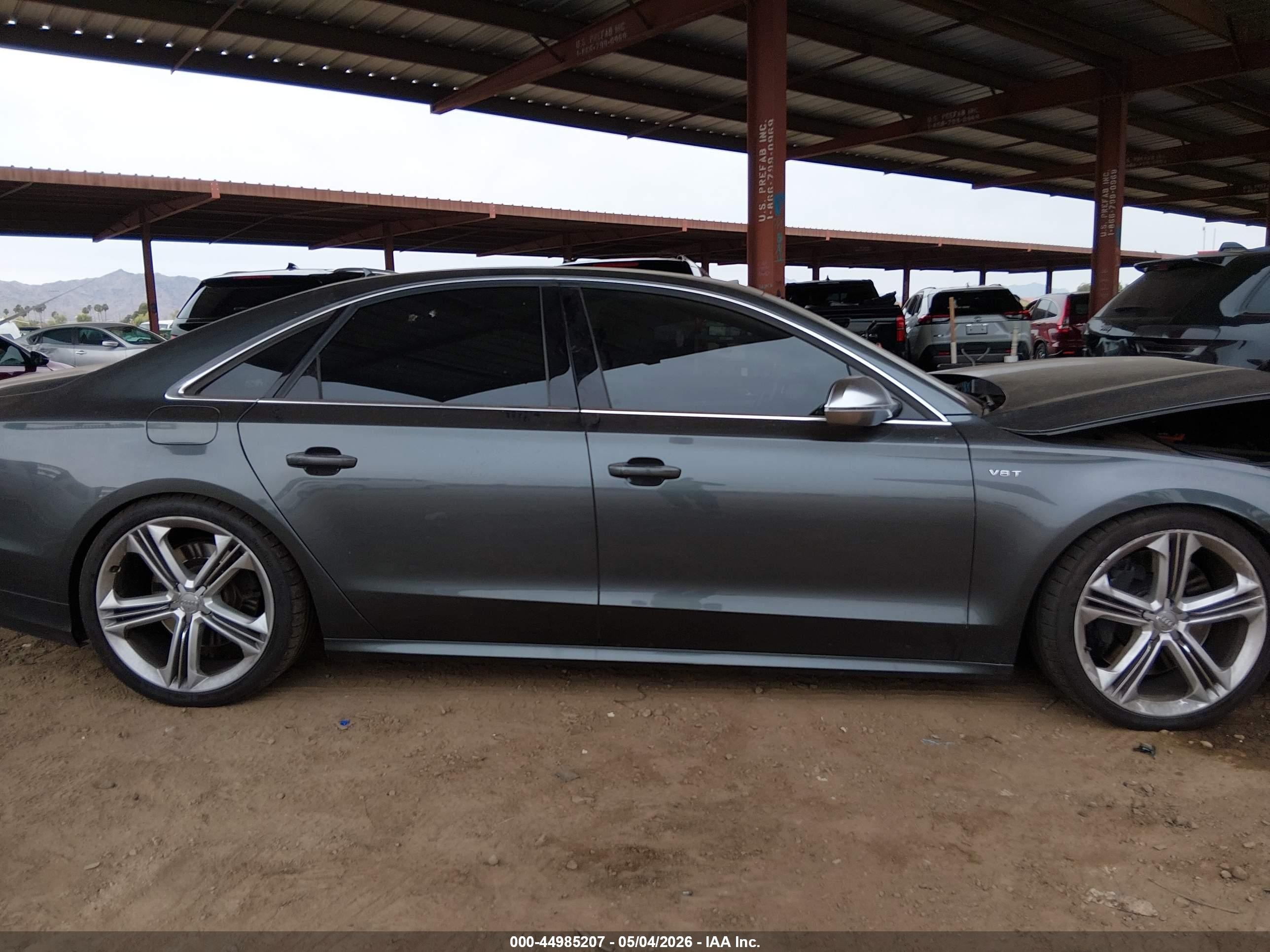 2013 Audi S8 4.0t Gray vin: WAUD2AFD1DN027421