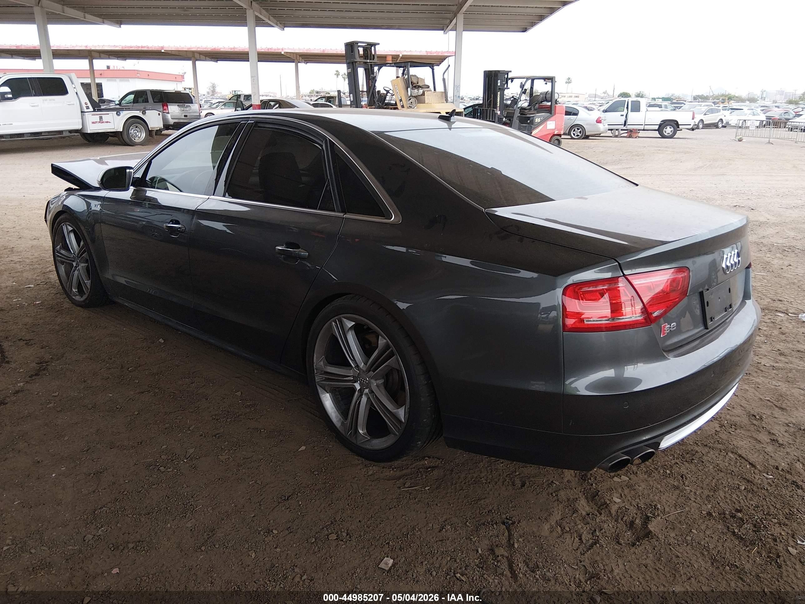 2013 Audi S8 4.0t Gray vin: WAUD2AFD1DN027421