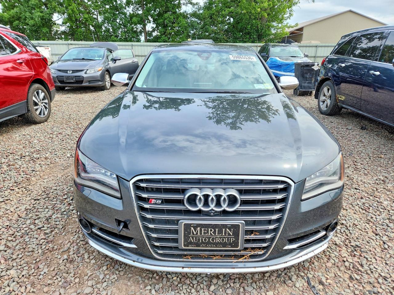 2013 Audi S8 Quattro Charcoal vin: WAUD2AFD4DN022682