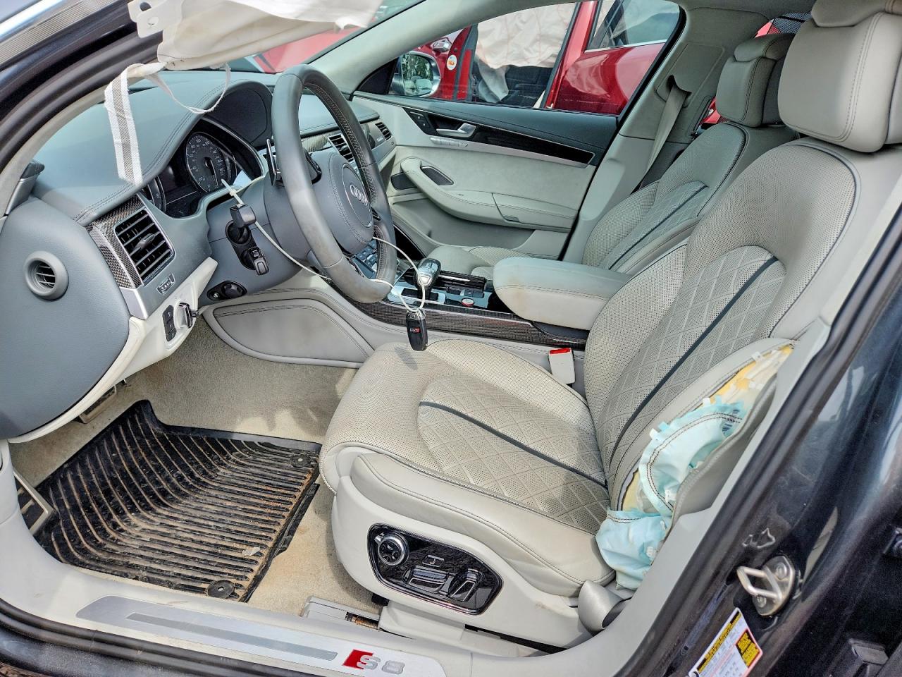 2013 Audi S8 Quattro Charcoal vin: WAUD2AFD4DN022682