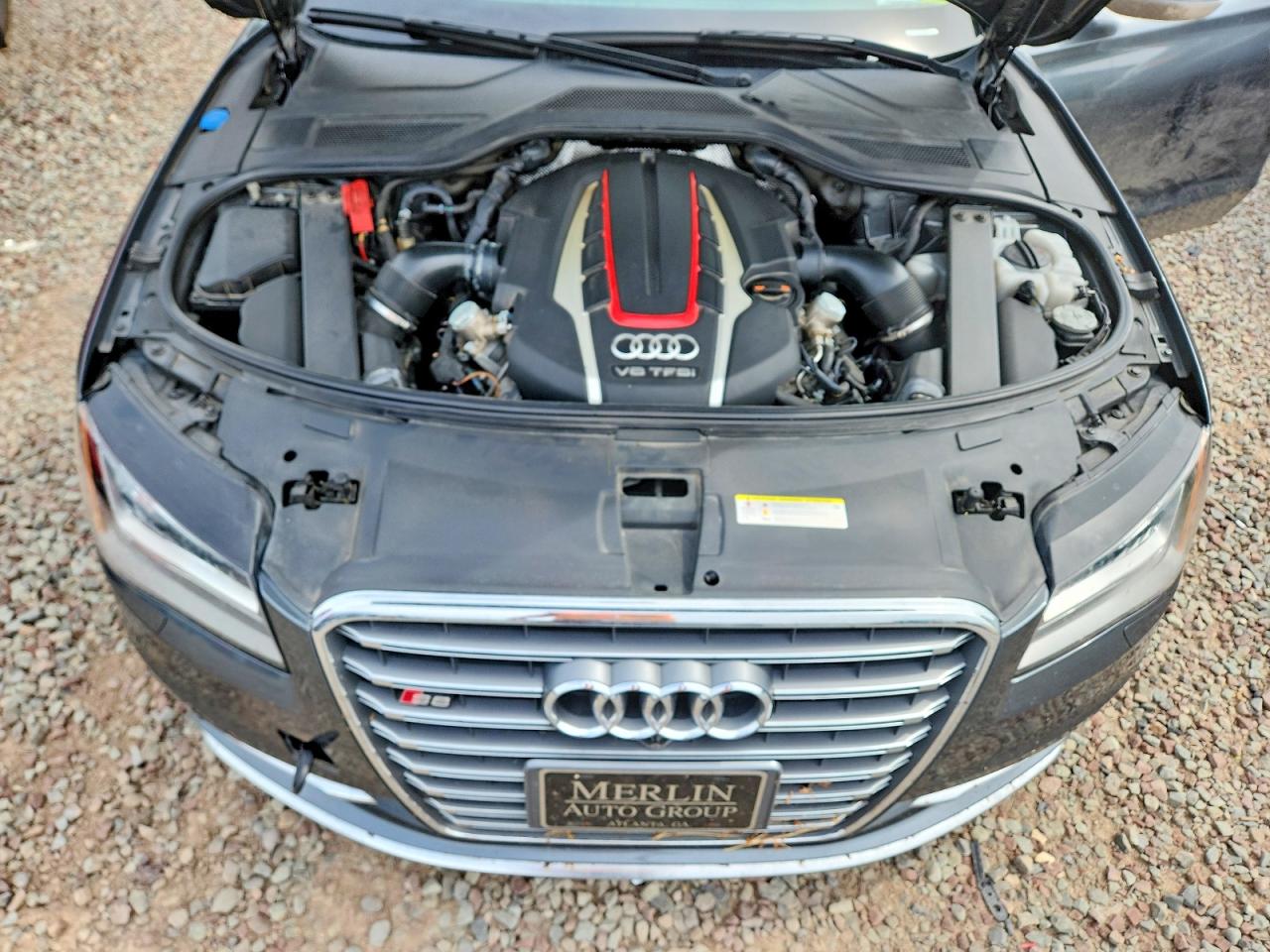 2013 Audi S8 Quattro Charcoal vin: WAUD2AFD4DN022682