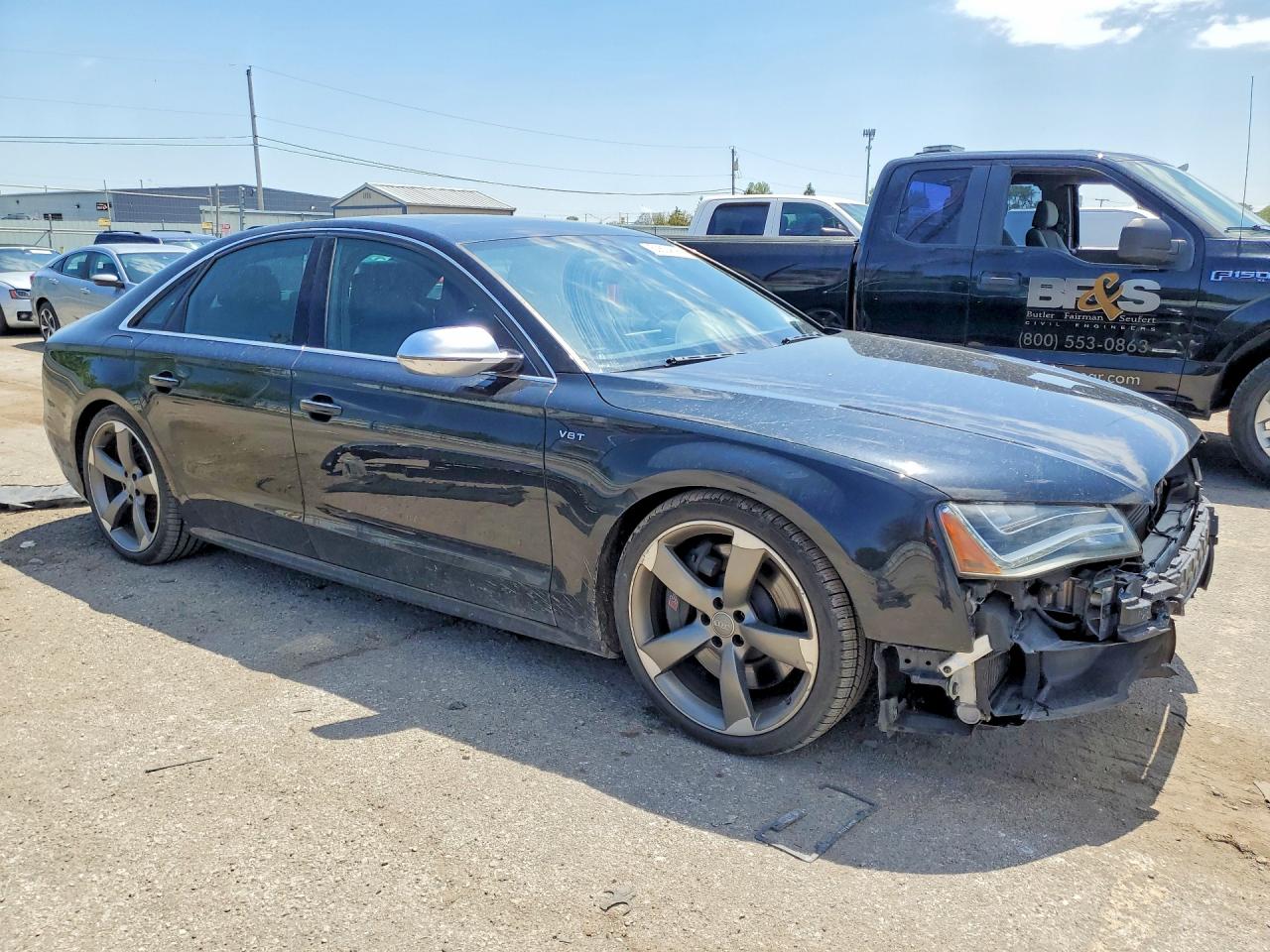2013 Audi S8 Quattro Black vin: WAUD2AFD7DN029657