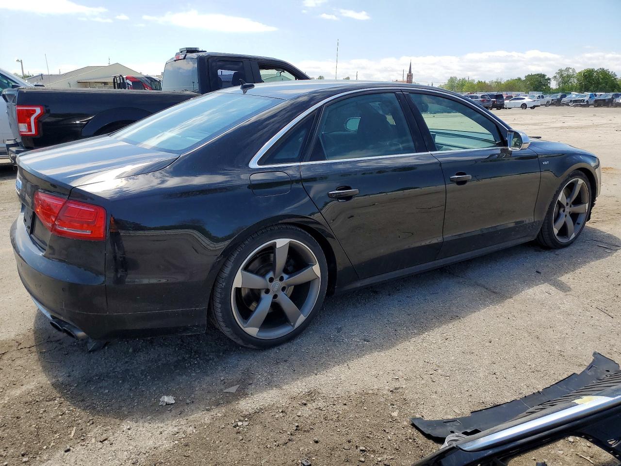 2013 Audi S8 Quattro Black vin: WAUD2AFD7DN029657