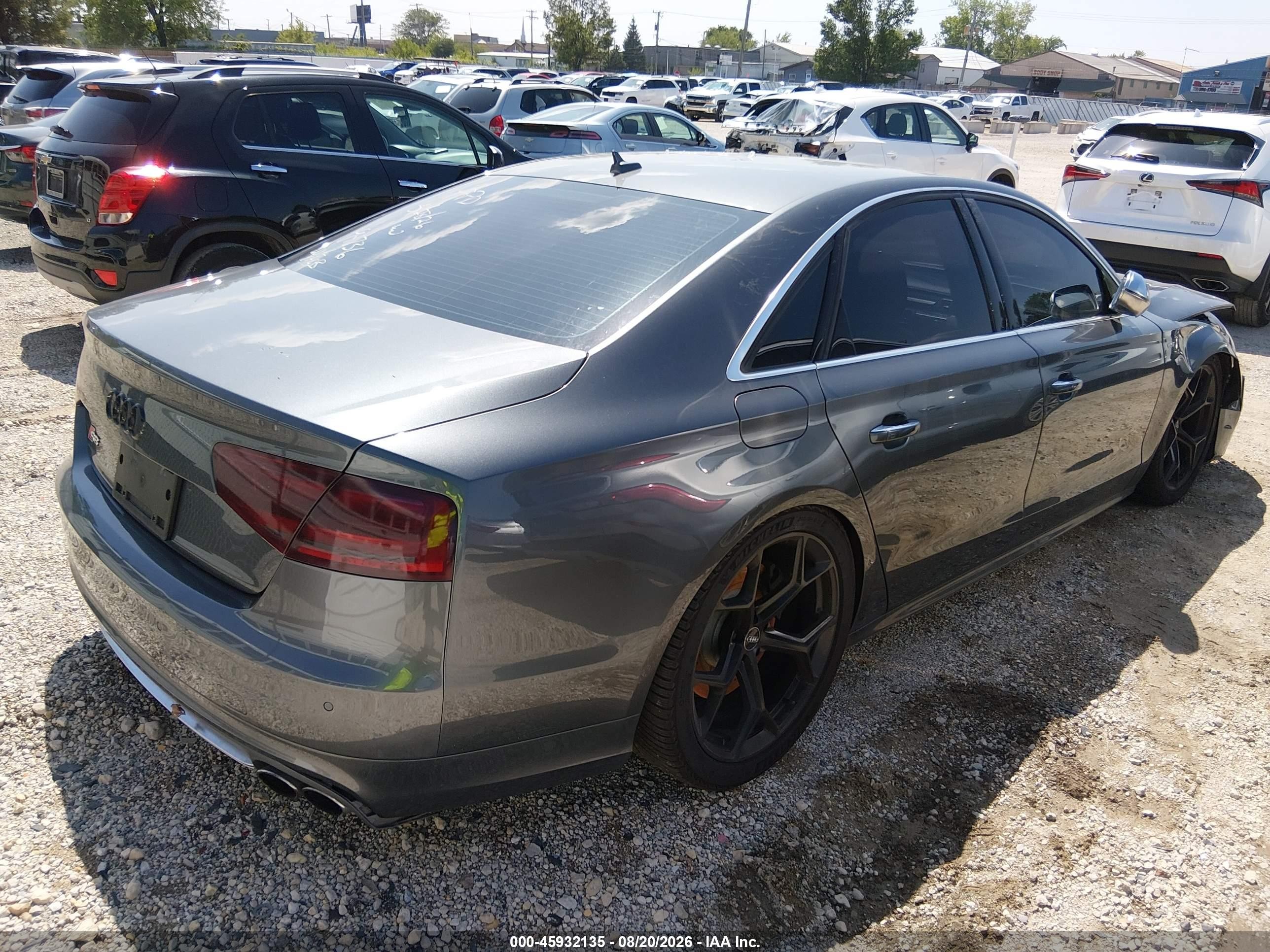 2013 Audi S8 4.0t Black vin: WAUD2AFDXDN009029