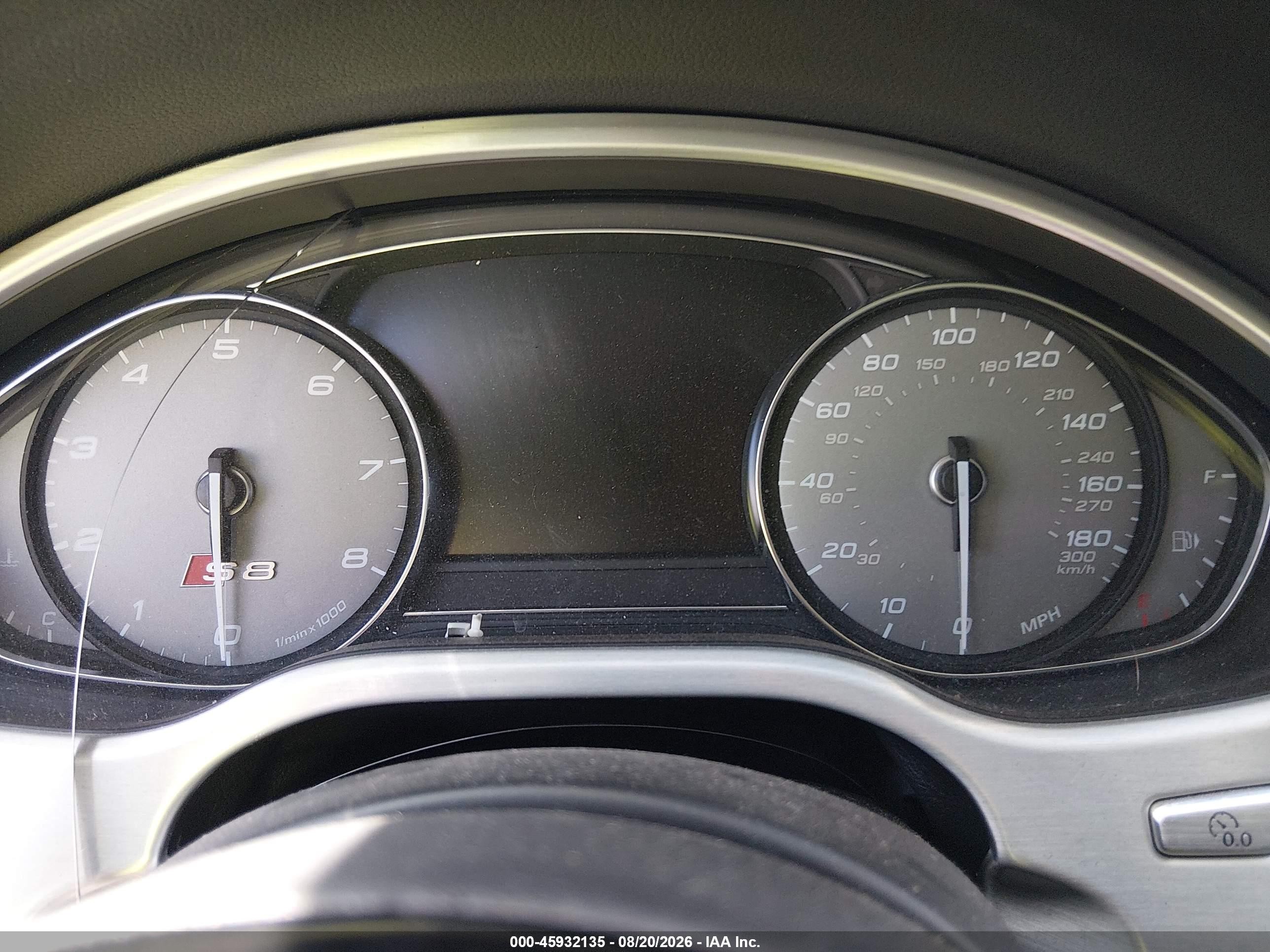 2013 Audi S8 4.0t Black vin: WAUD2AFDXDN009029