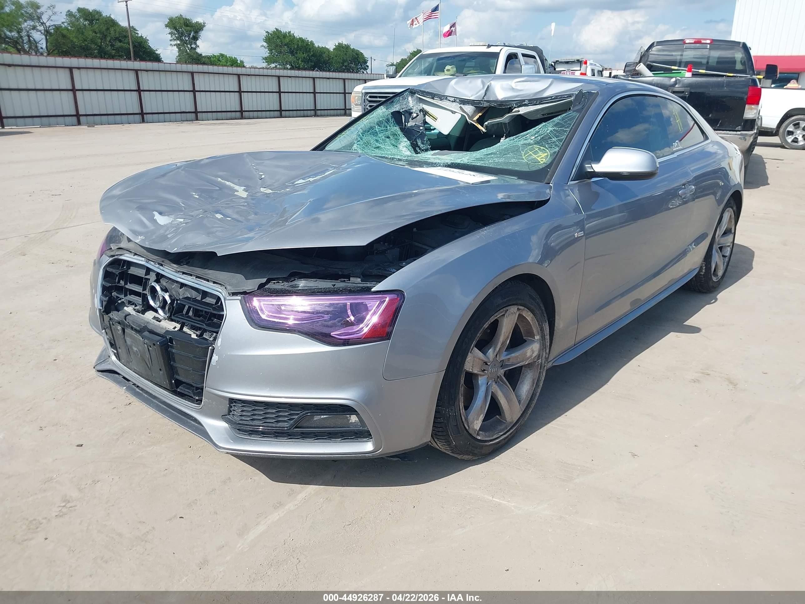 2016 Audi A5 2.0t Premium Silver vin: WAUD2AFR5GA058419