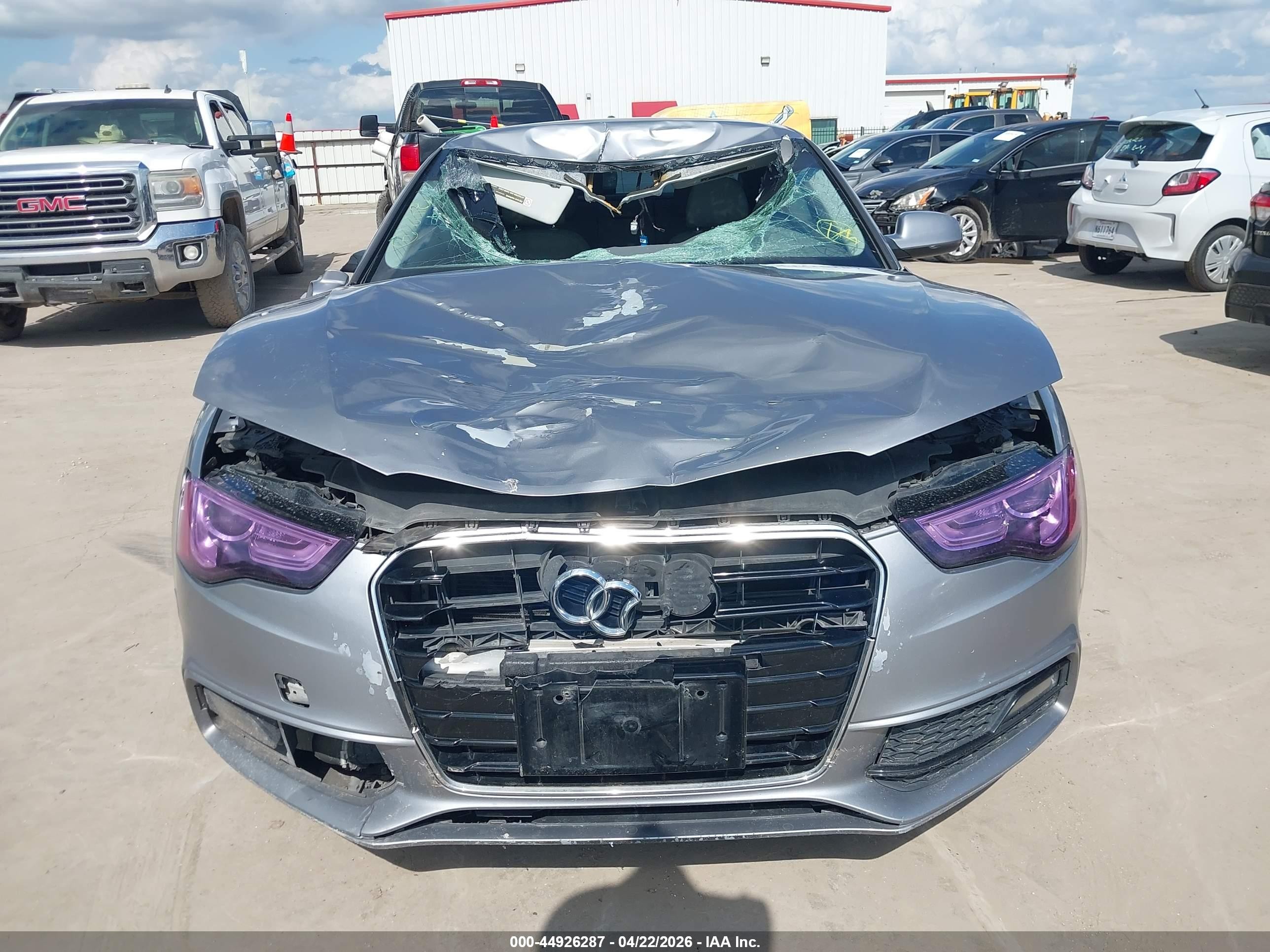 2016 Audi A5 2.0t Premium Silver vin: WAUD2AFR5GA058419