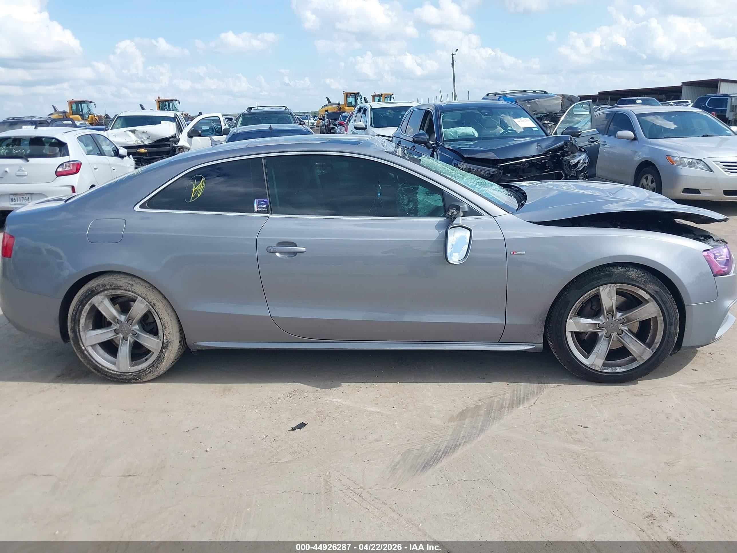 2016 Audi A5 2.0t Premium Silver vin: WAUD2AFR5GA058419