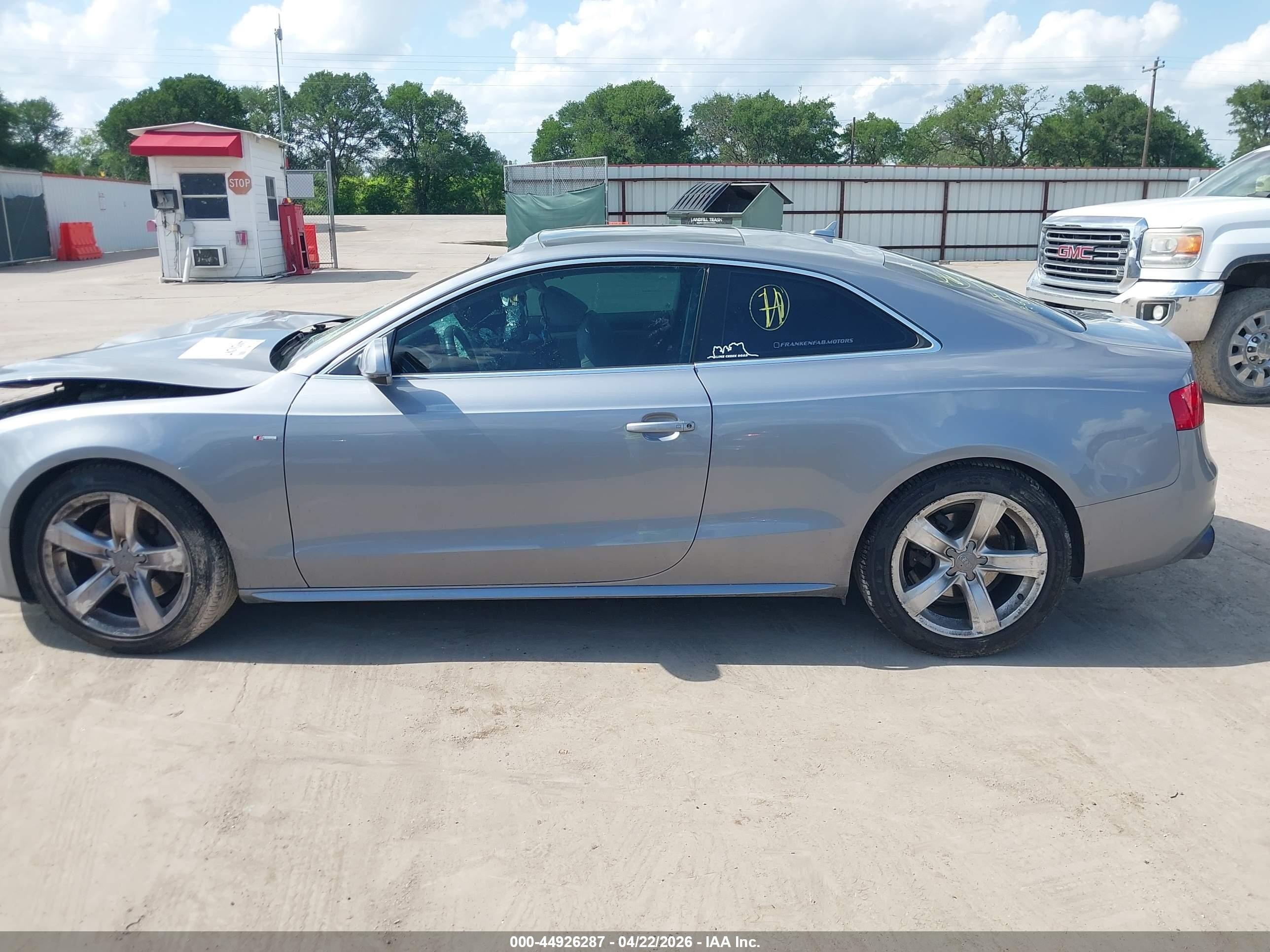 2016 Audi A5 2.0t Premium Silver vin: WAUD2AFR5GA058419