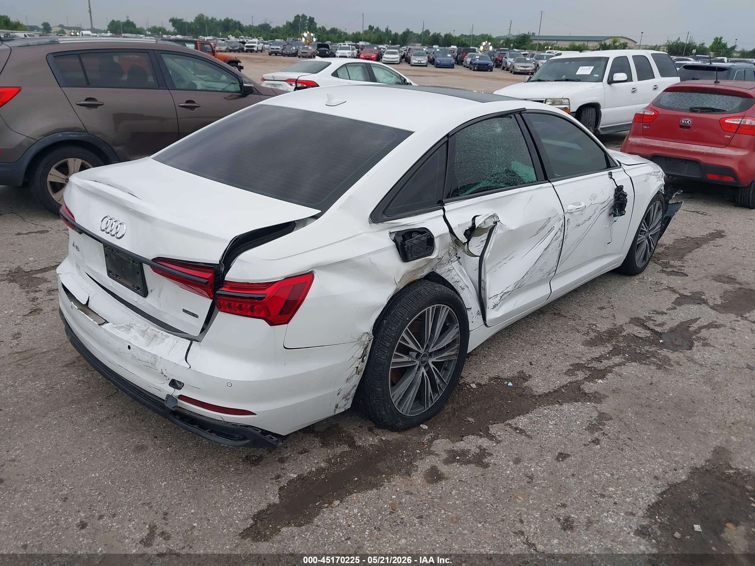 2021 Audi A6 Sport Premium 45 Tfsi Quattro S Tronic Белый vin: WAUD3AF20MN046697