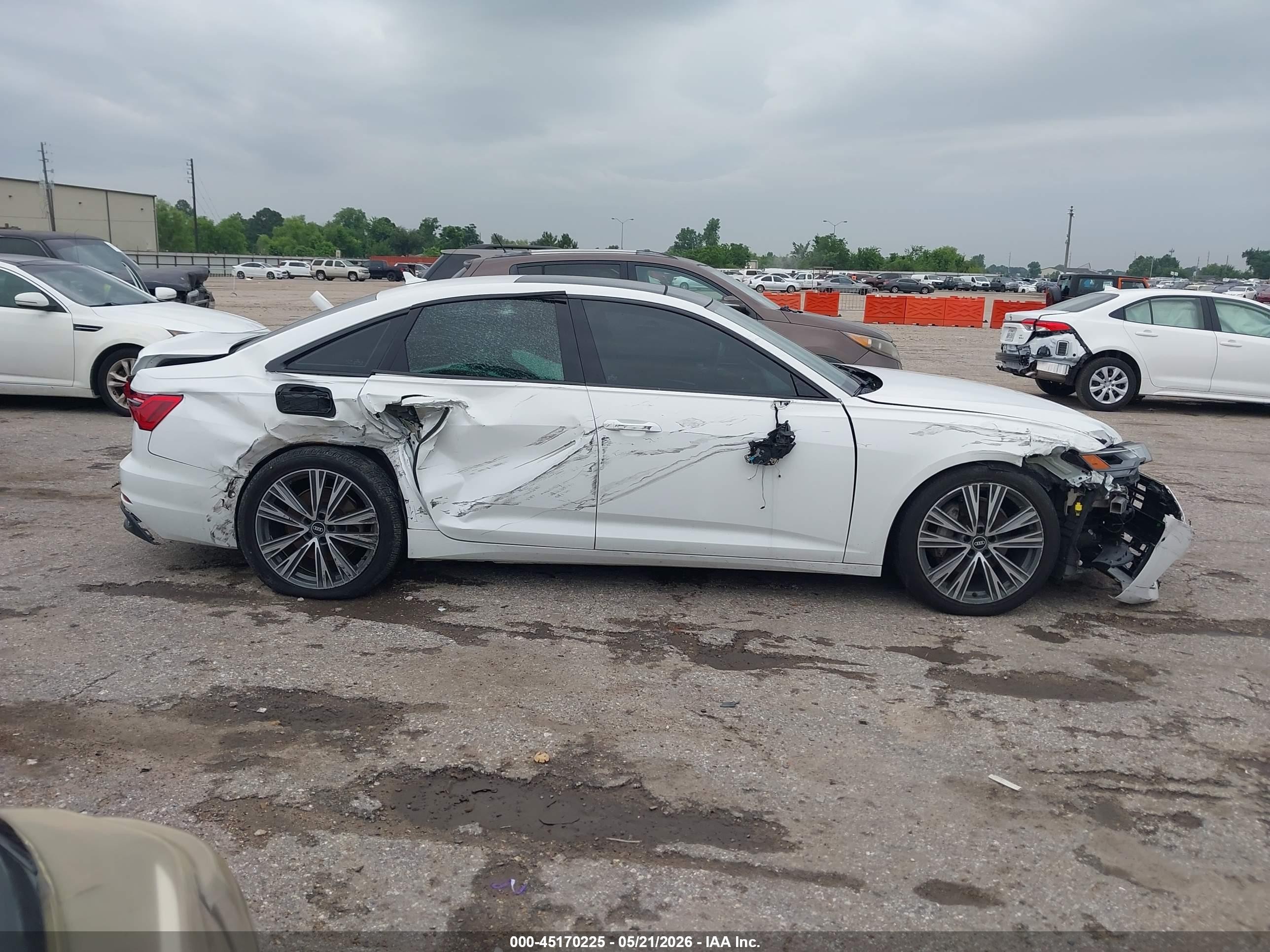 2021 Audi A6 Sport Premium 45 Tfsi Quattro S Tronic Белый vin: WAUD3AF20MN046697