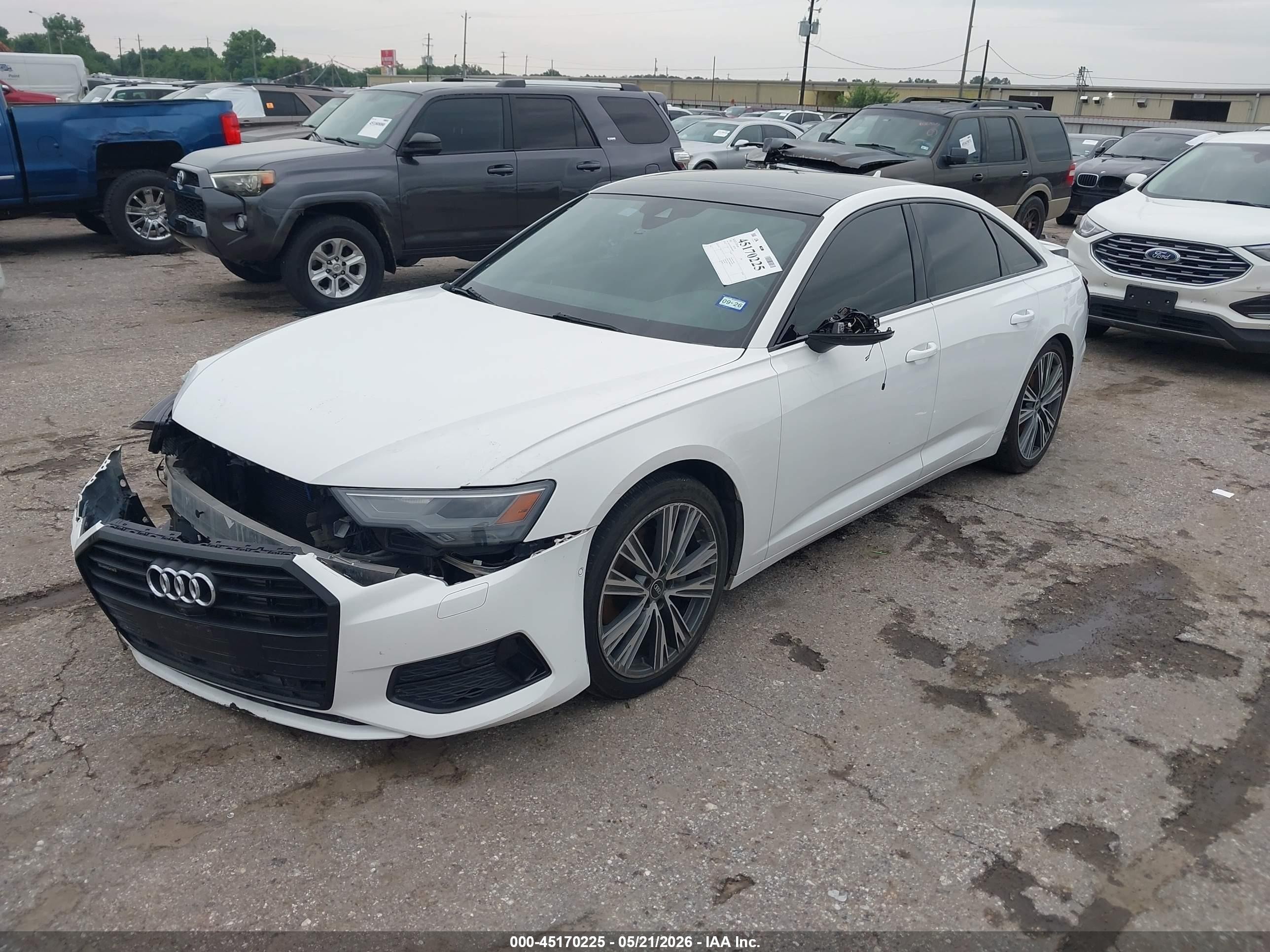 2021 Audi A6 Sport Premium 45 Tfsi Quattro S Tronic Белый vin: WAUD3AF20MN046697