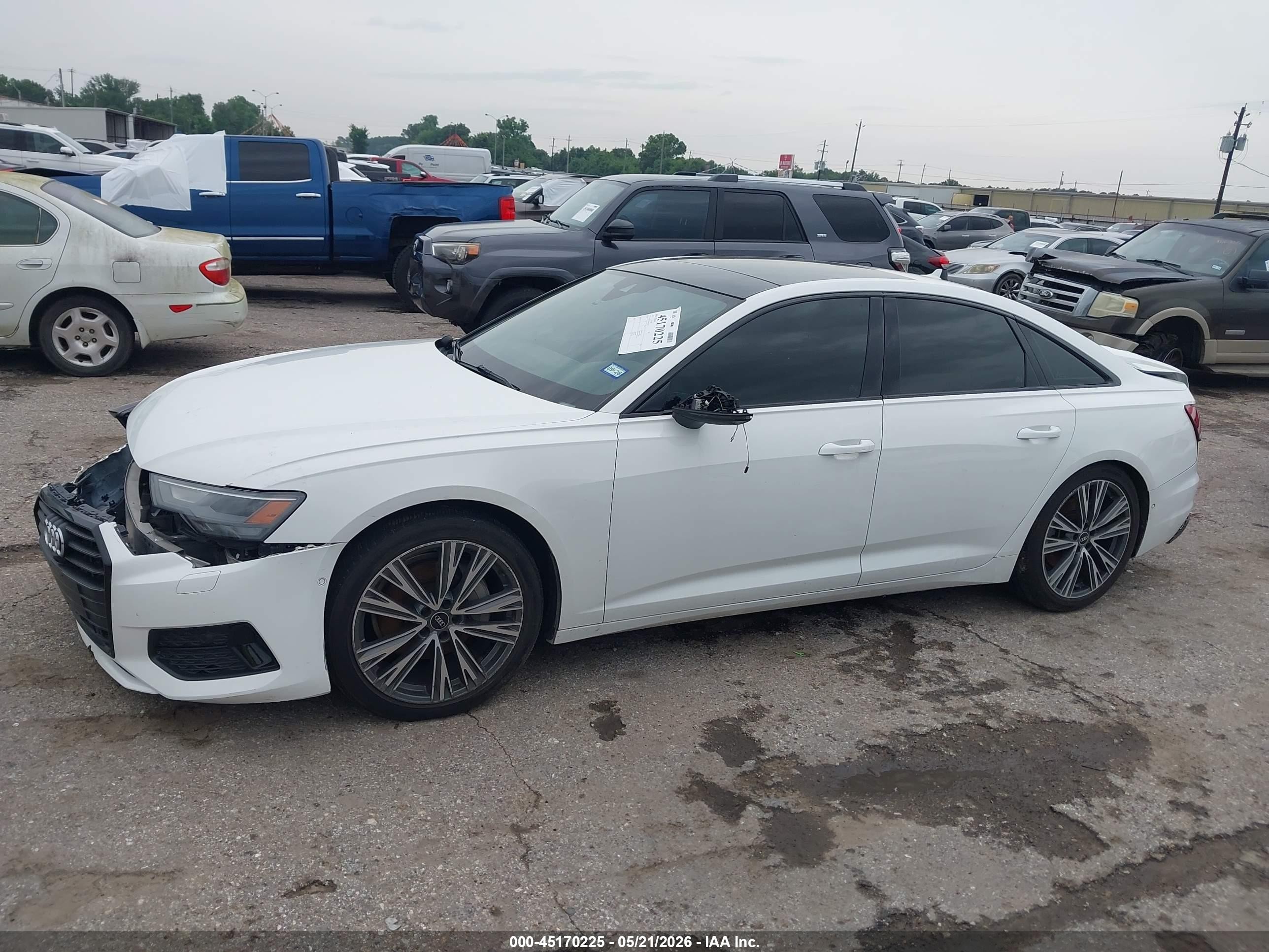 2021 Audi A6 Sport Premium 45 Tfsi Quattro S Tronic Белый vin: WAUD3AF20MN046697