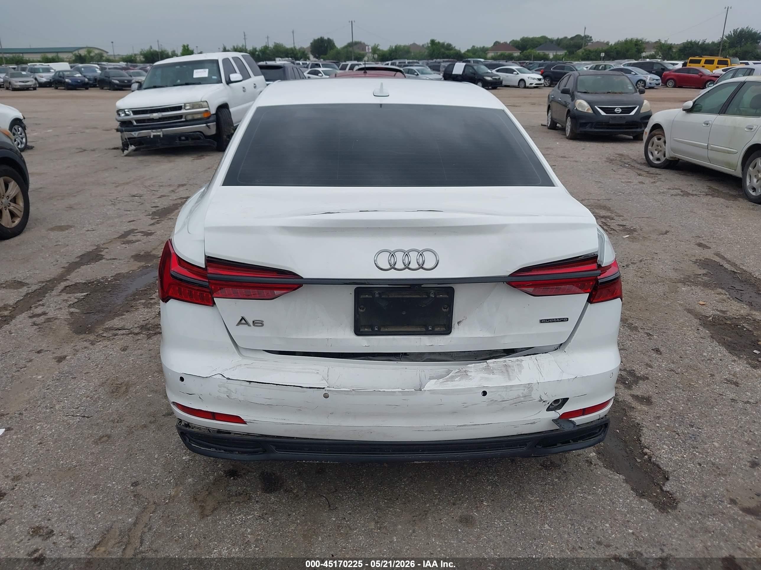 2021 Audi A6 Sport Premium 45 Tfsi Quattro S Tronic Белый vin: WAUD3AF20MN046697
