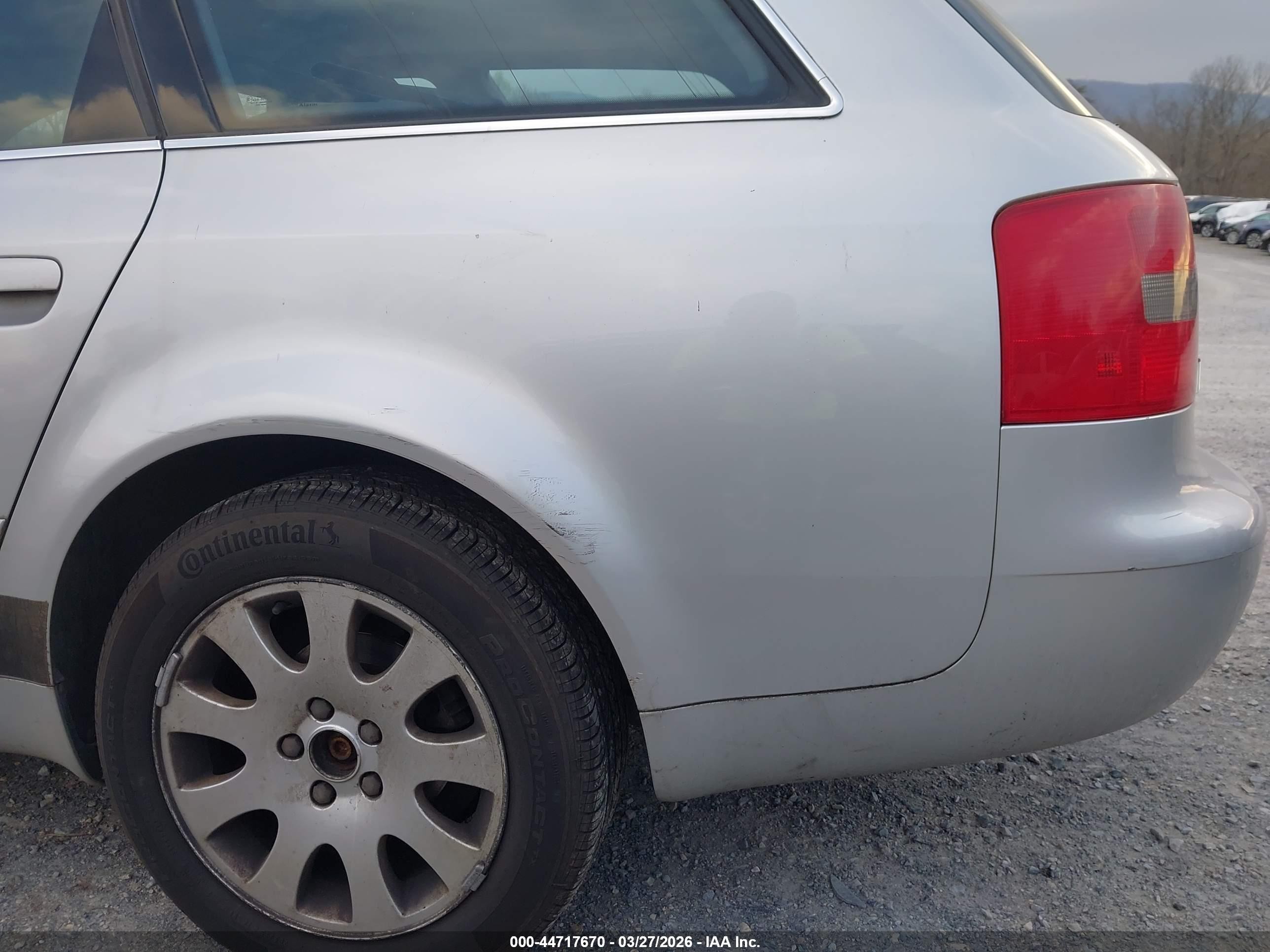 1999 Audi A6 2.8 Avant Серебряный vin: WAUDA24B8XN131449