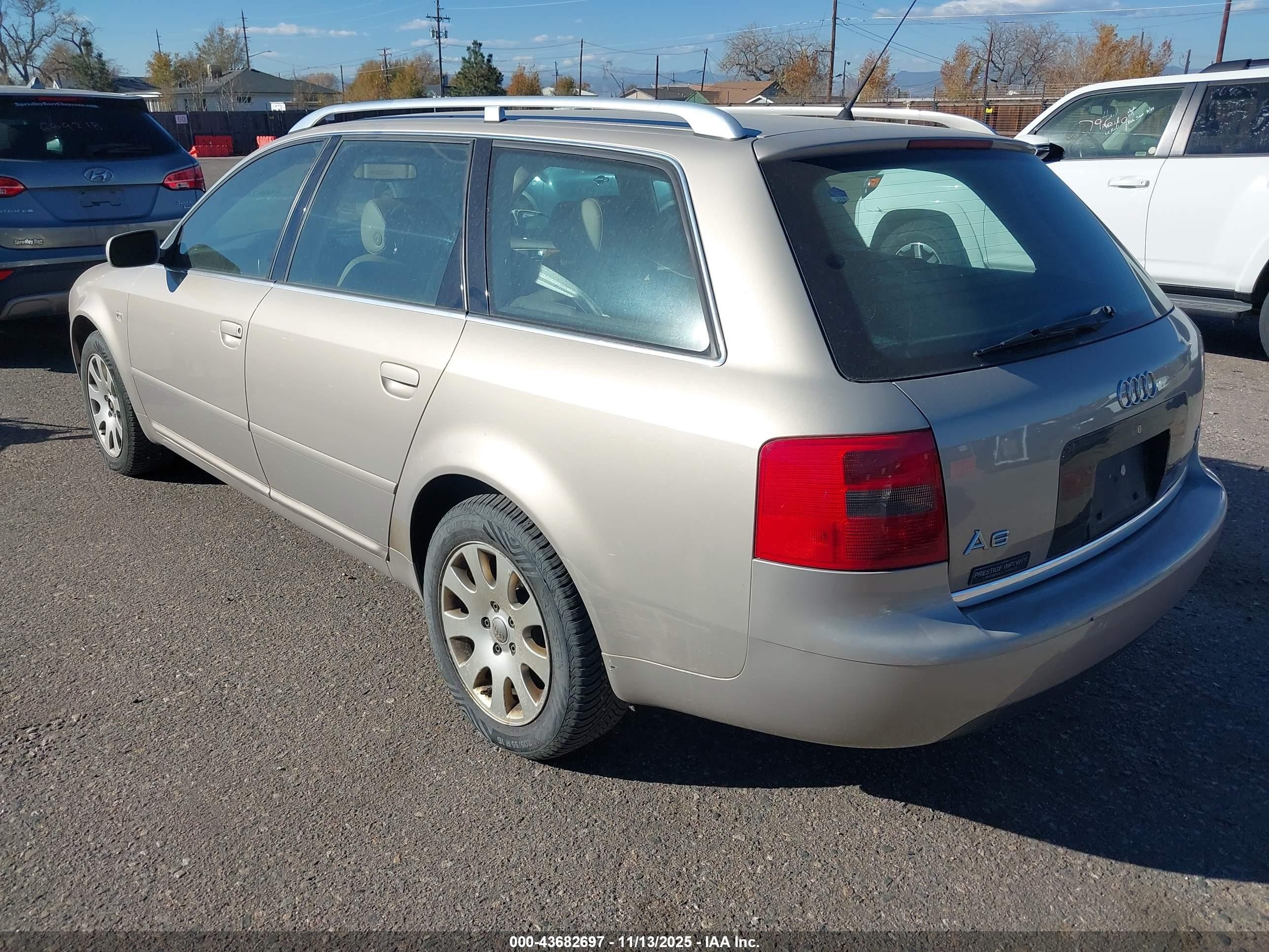 1999 Audi A6 2.8 Avant Gold vin: WAUDA24BXXN024337