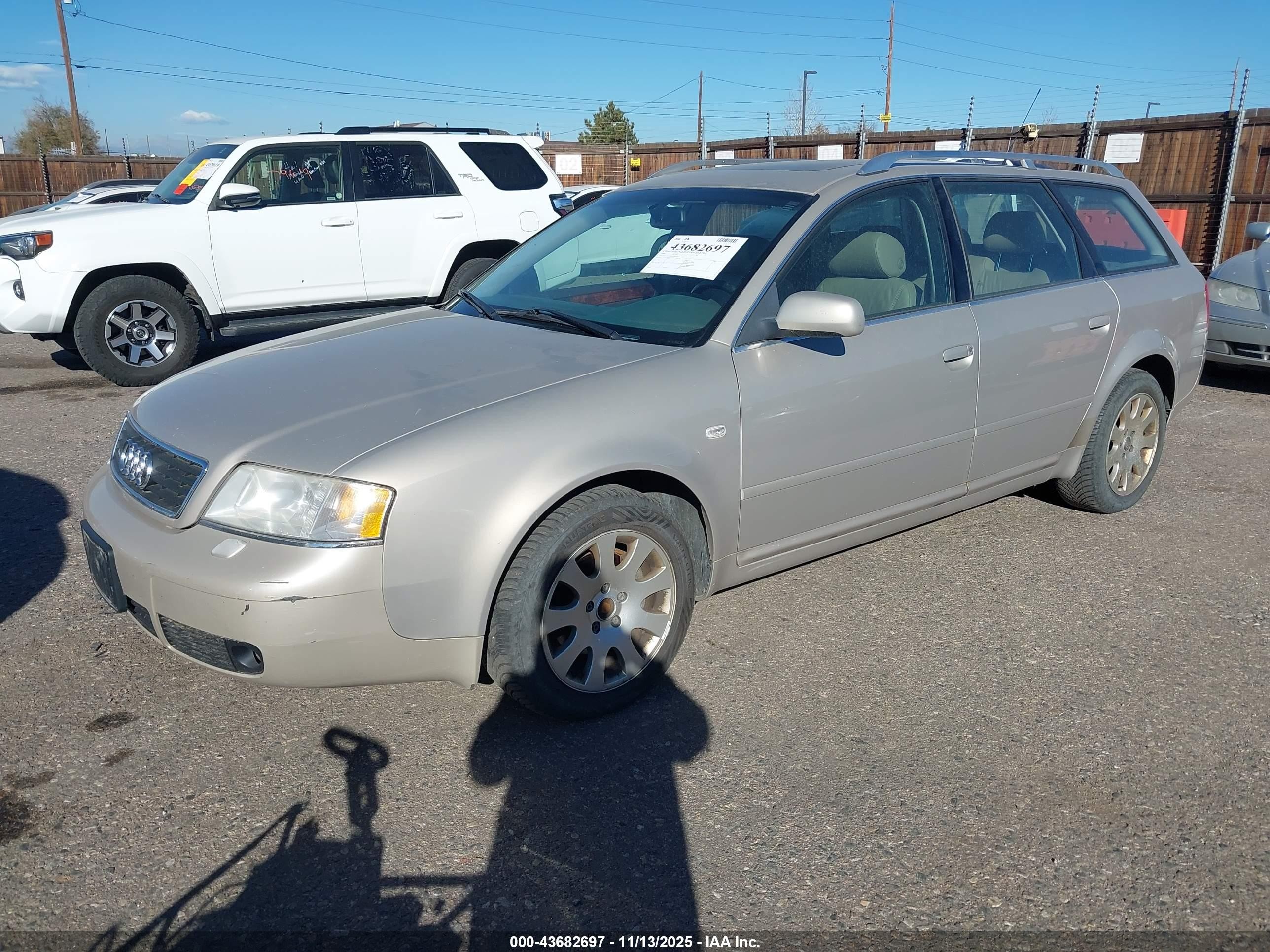 1999 Audi A6 2.8 Avant Gold vin: WAUDA24BXXN024337