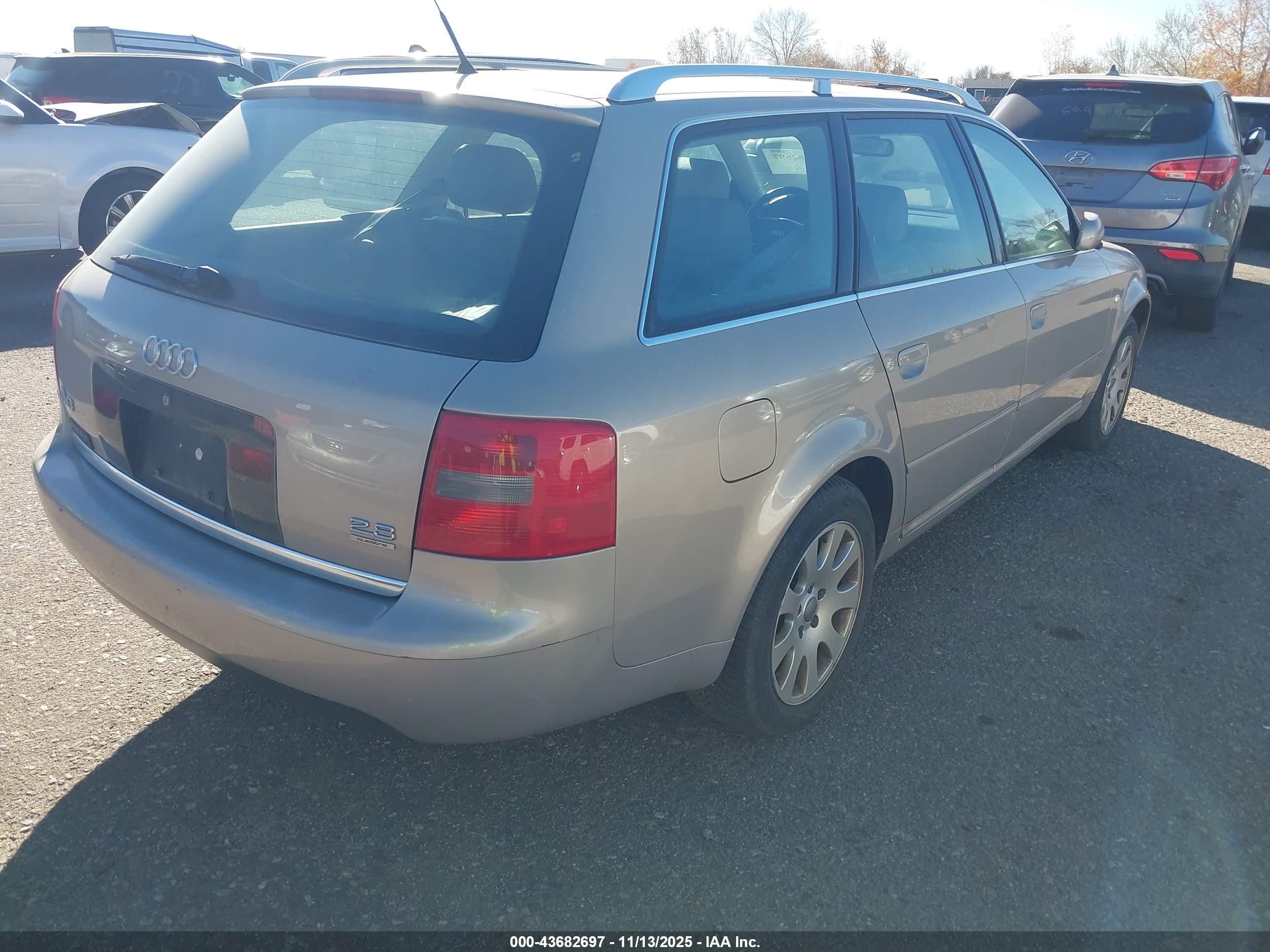 1999 Audi A6 2.8 Avant Gold vin: WAUDA24BXXN024337