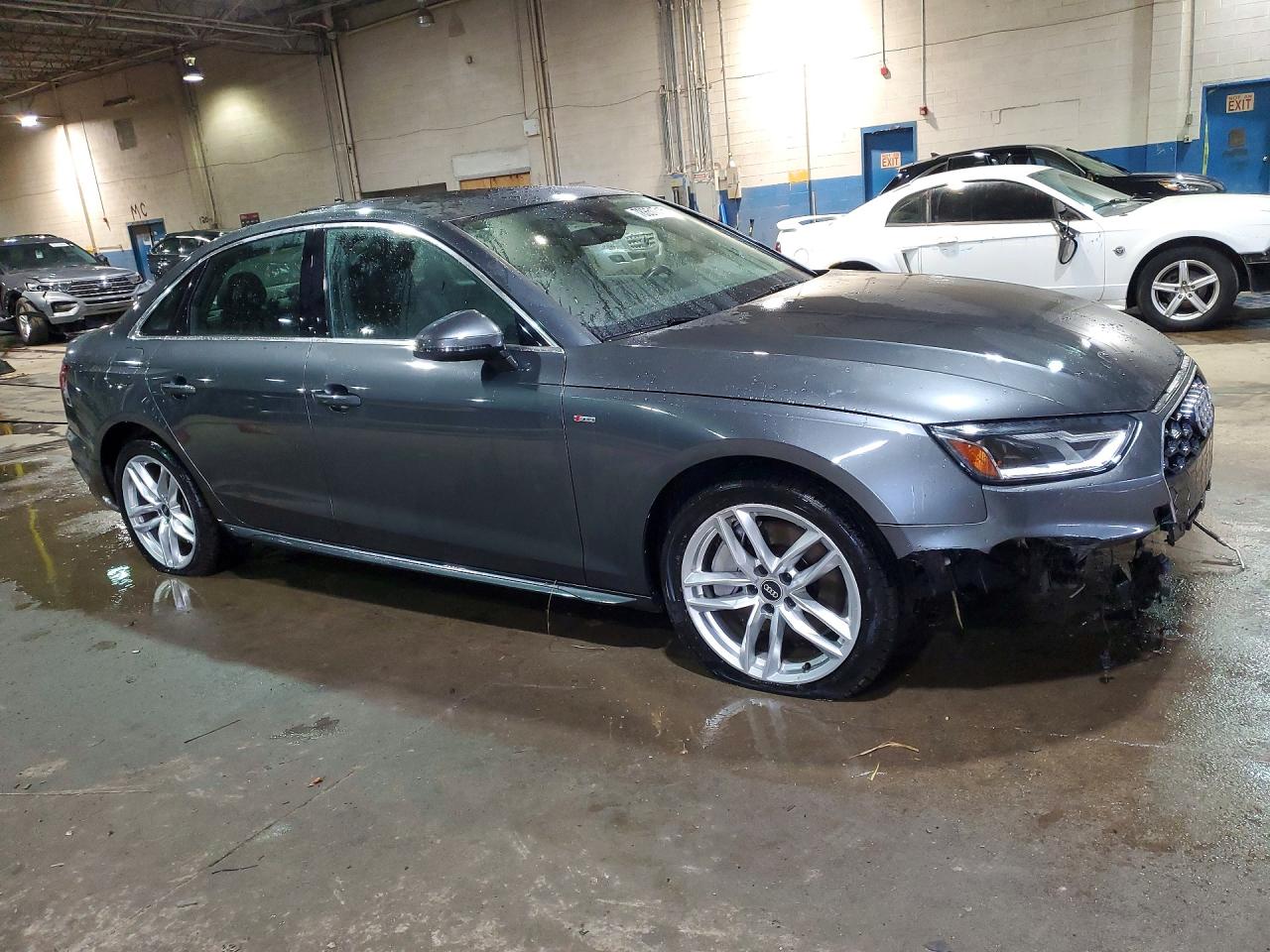 2021 Audi A4 Premium 45 Gray vin: WAUDAAF49MN010823