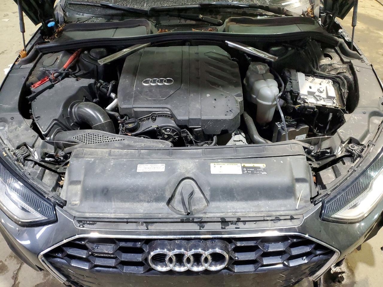 2021 Audi A4 Premium 45 Gray vin: WAUDAAF49MN010823
