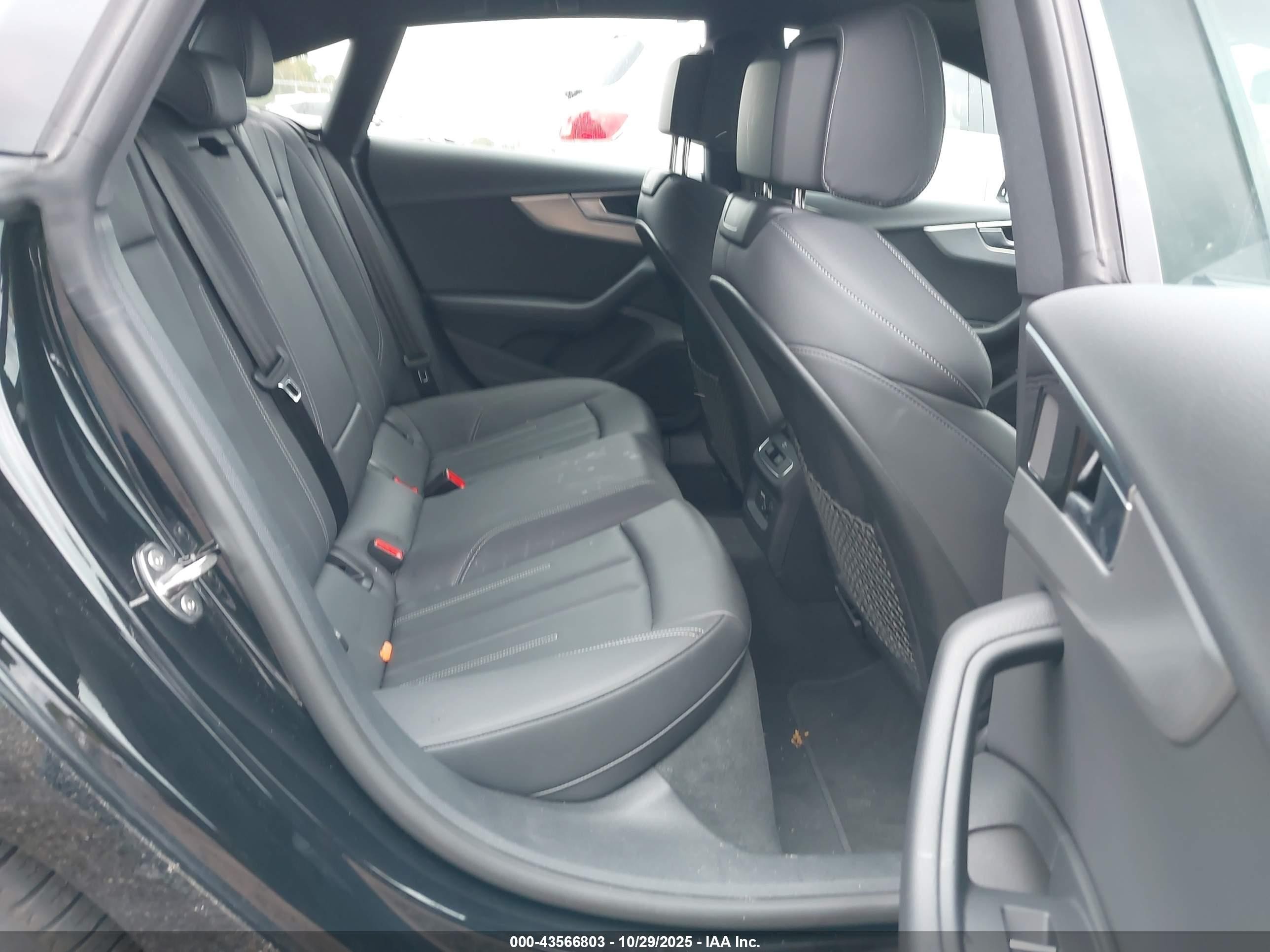 2025 Audi A5 Sportback Premium 45 Tfsi S Line Quattro S Tronic Black vin: WAUDACF52SA010378
