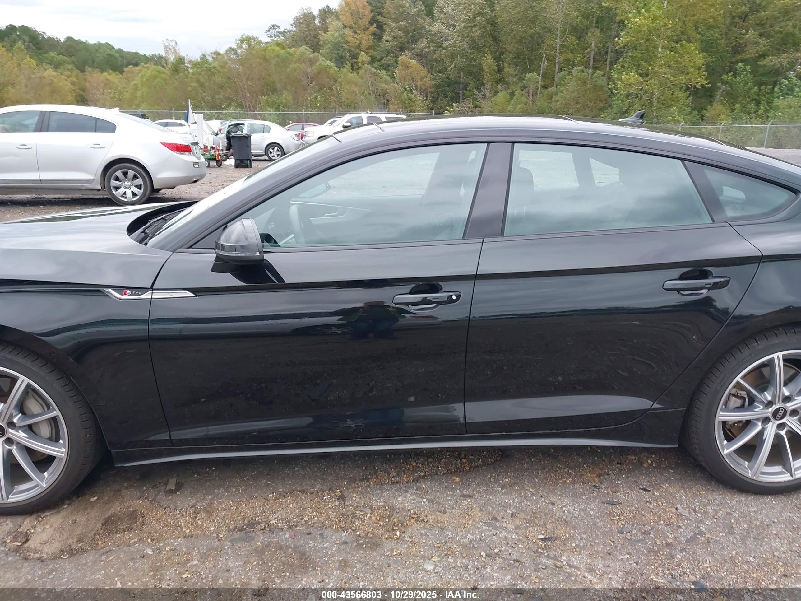 2025 Audi A5 Sportback Premium 45 Tfsi S Line Quattro S Tronic Black vin: WAUDACF52SA010378