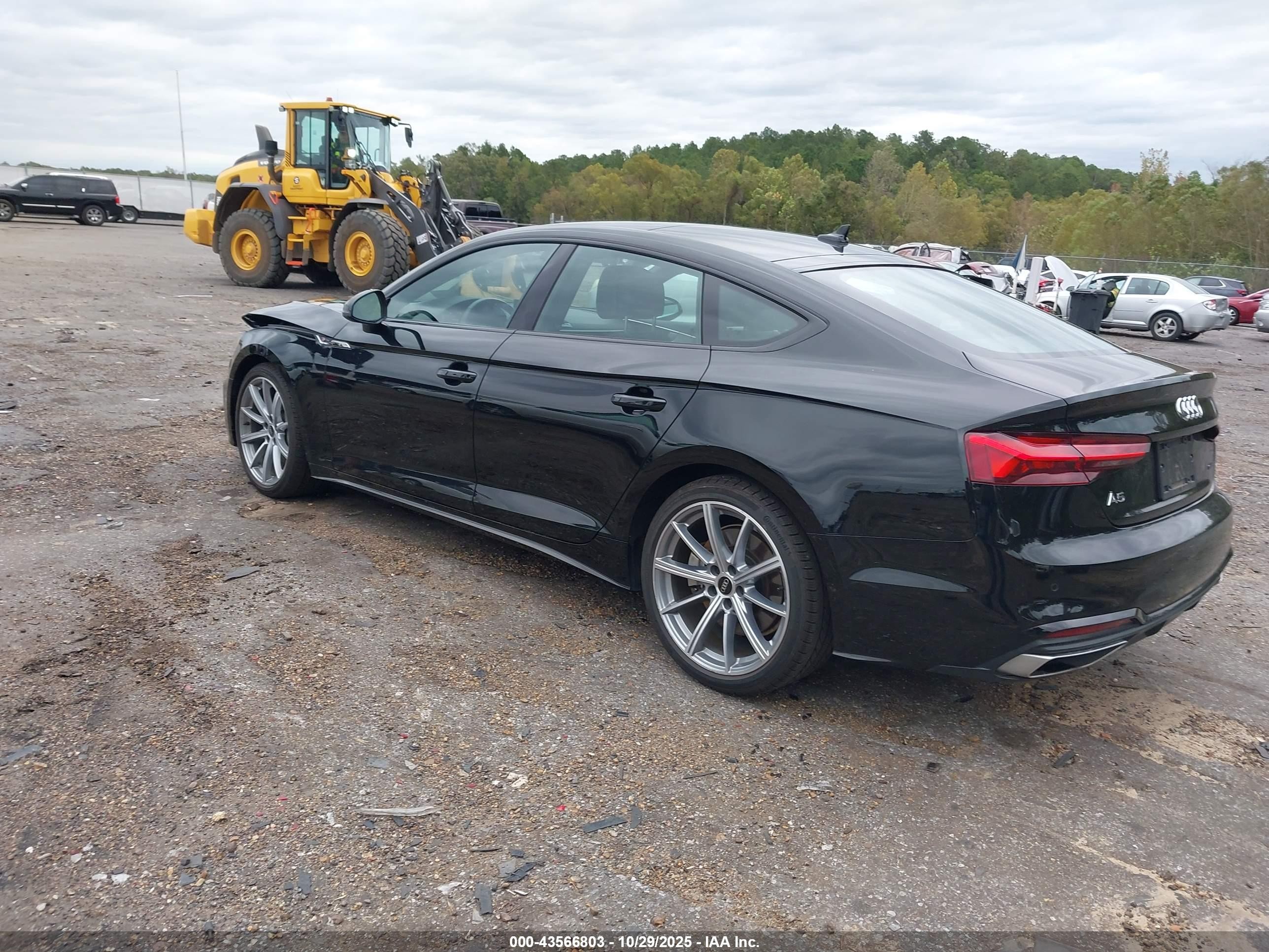 2025 Audi A5 Sportback Premium 45 Tfsi S Line Quattro S Tronic Black vin: WAUDACF52SA010378