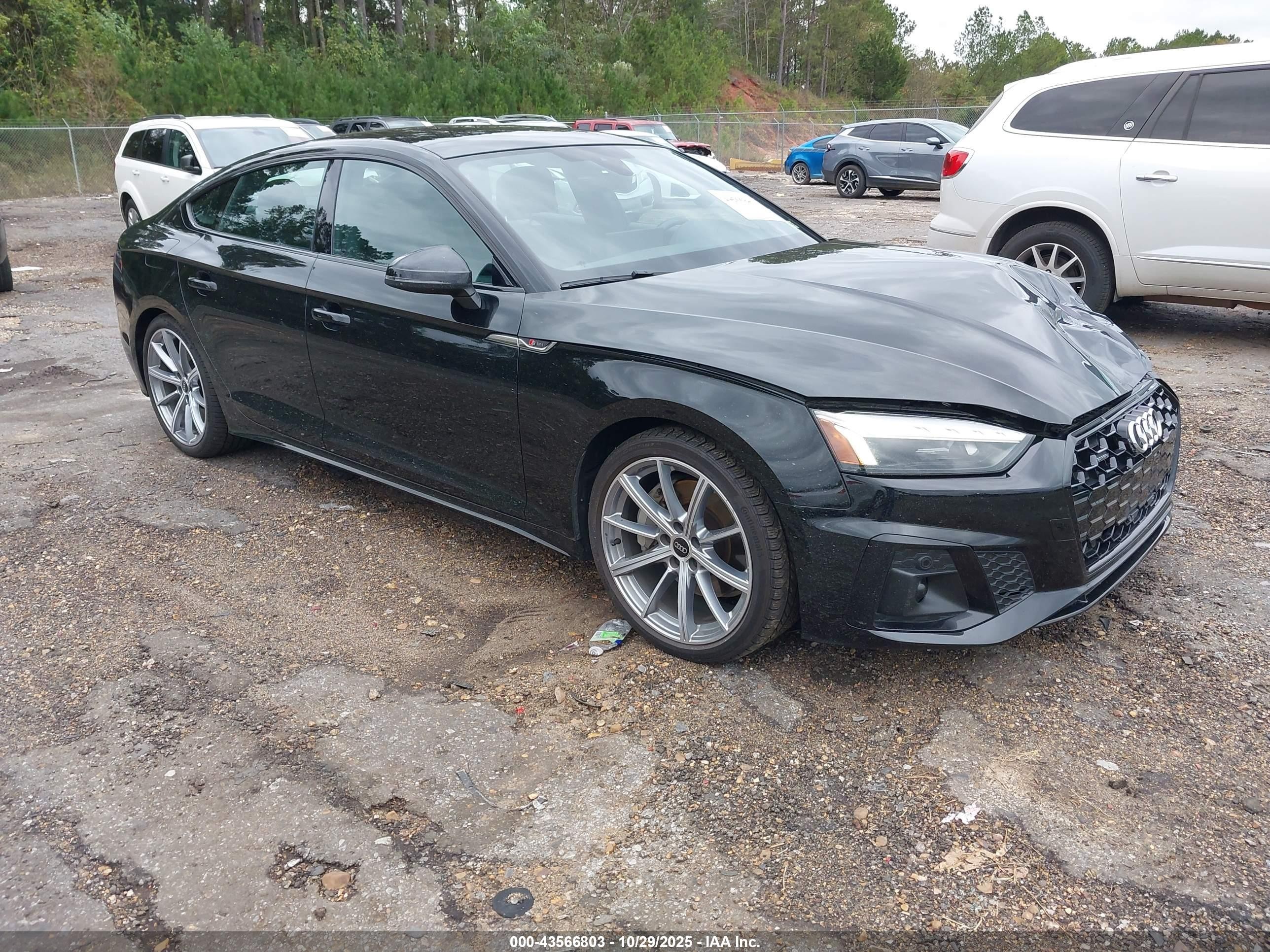 2025 Audi A5 Sportback Premium 45 Tfsi S Line Quattro S Tronic Black vin: WAUDACF52SA010378