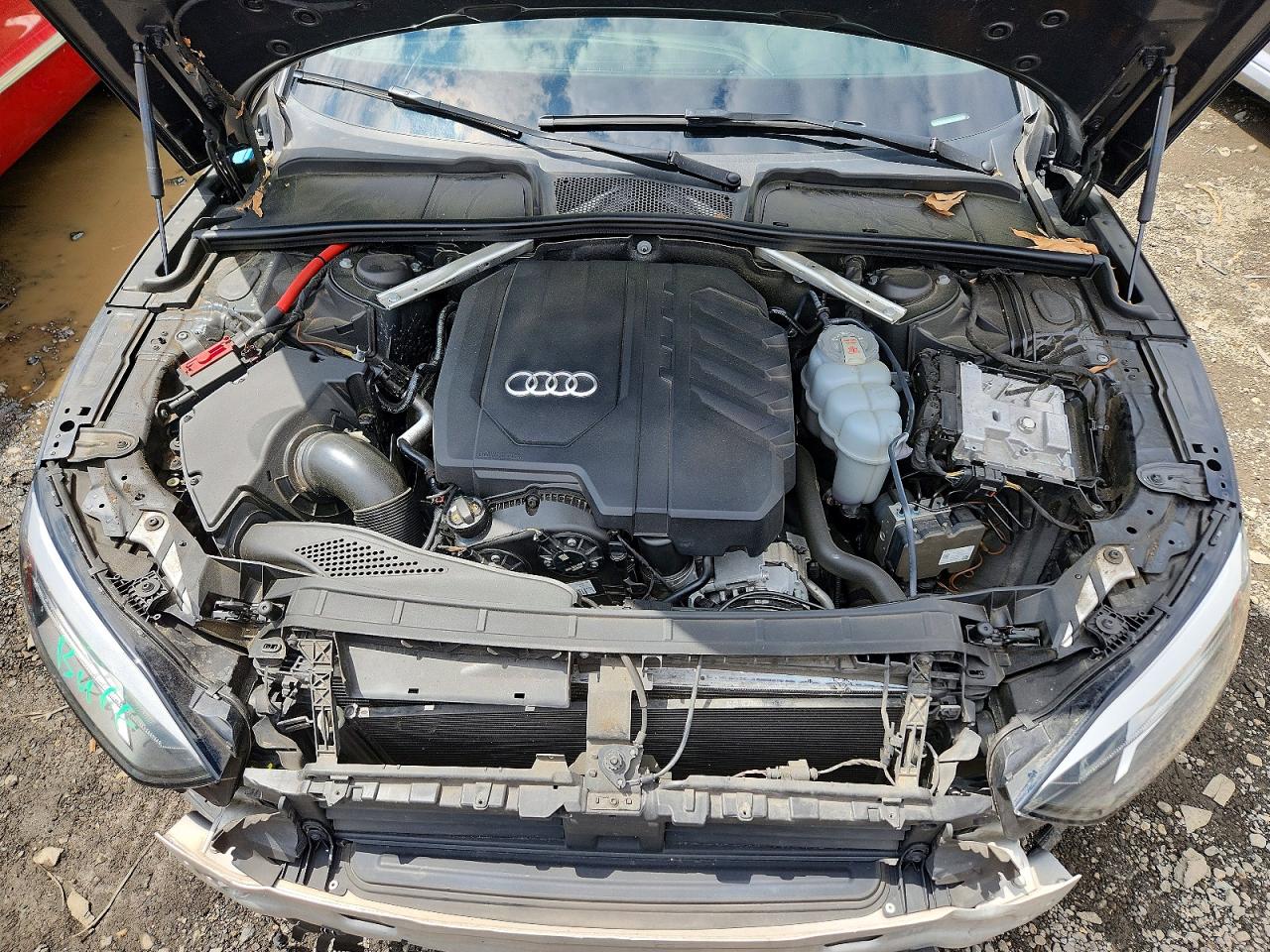 2021 Audi A5 Premium 45 Черный vin: WAUDACF54MA017206