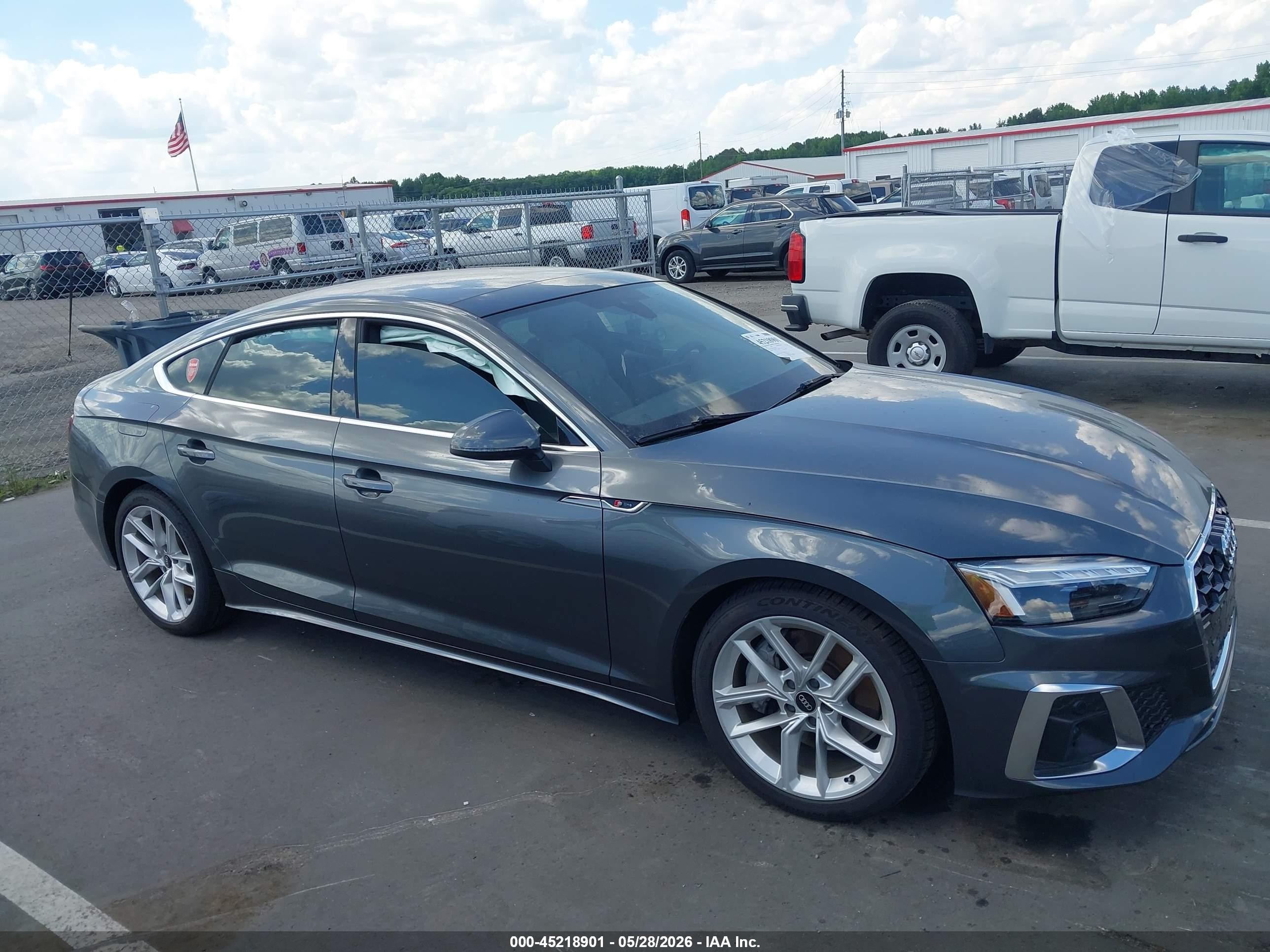 2023 Audi A5 Sportback Premium 45 Tfsi S Line Quattro S Tronic Gray vin: WAUDACF55PA036500