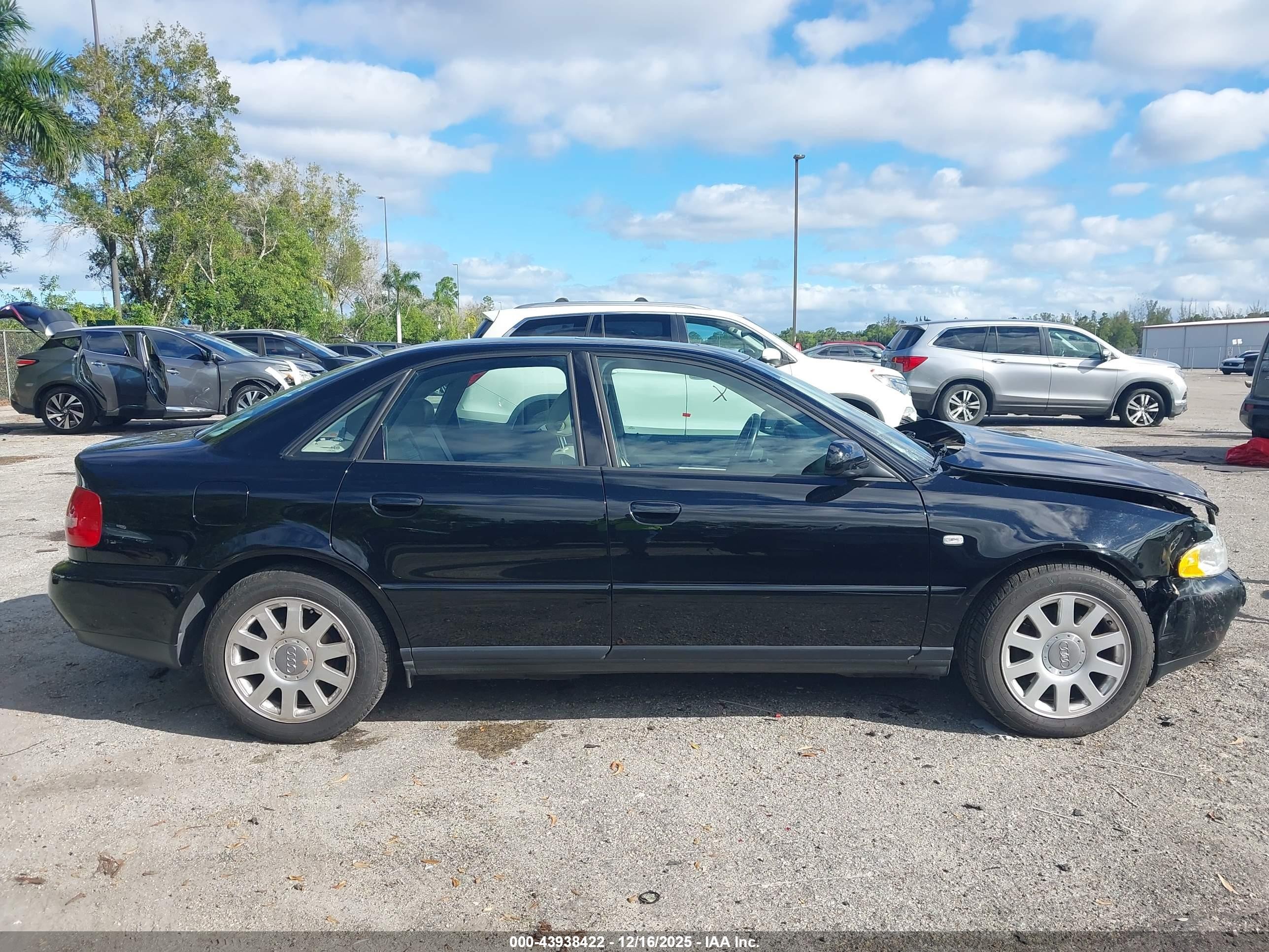 2000 Audi A4 1.8 T Black vin: WAUDC28D3YA160534