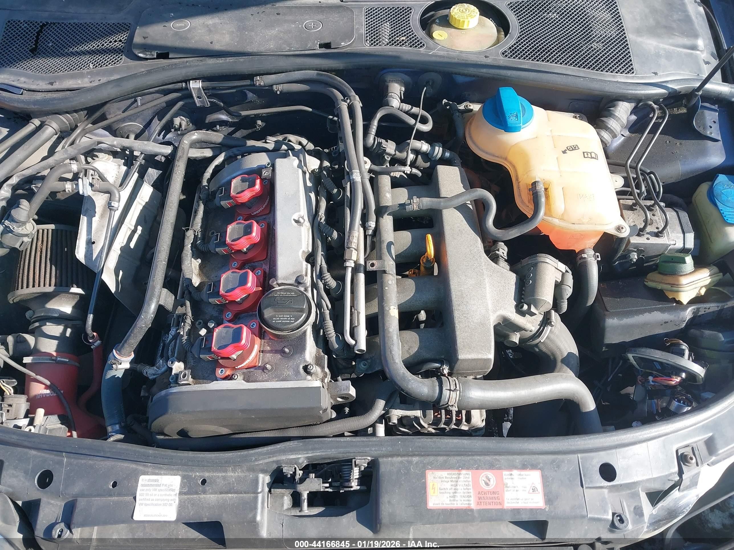 2000 Audi A4 1.8 T Blue vin: WAUDC28DXYA176116