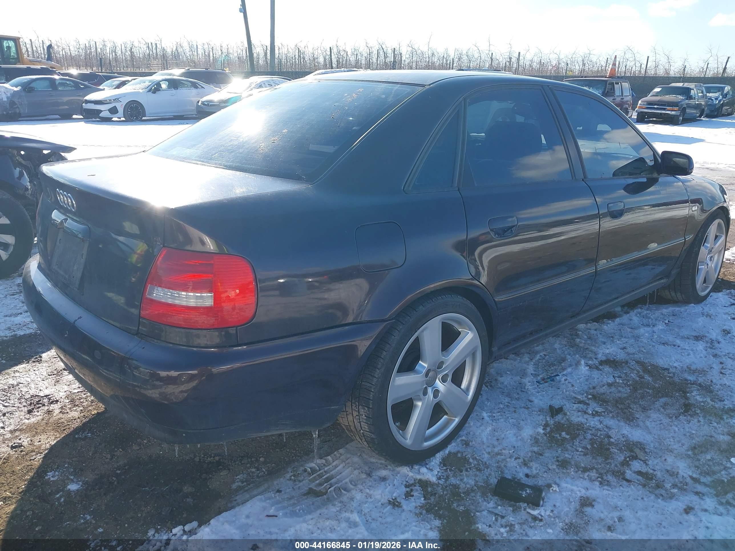 2000 Audi A4 1.8 T Blue vin: WAUDC28DXYA176116