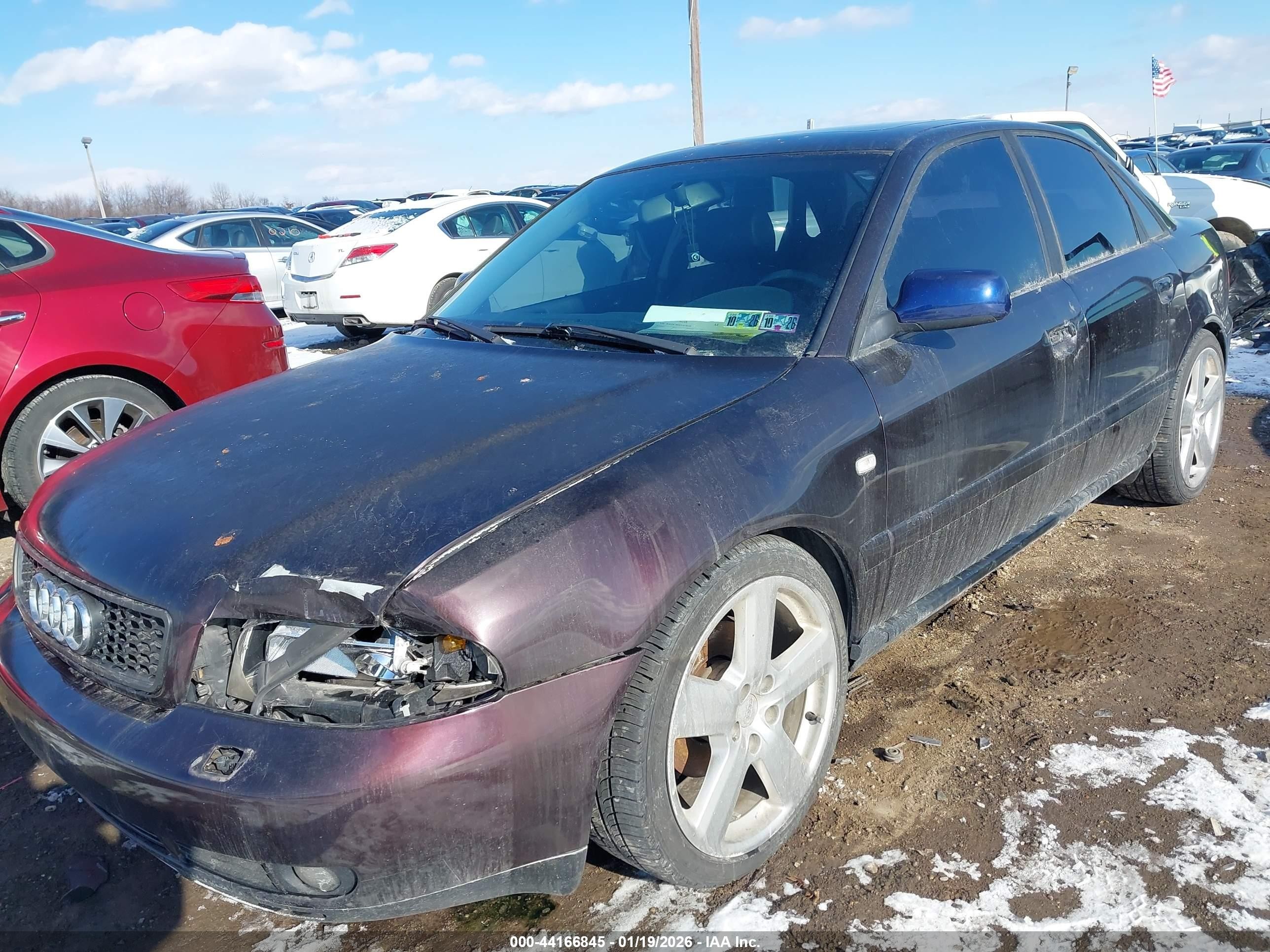2000 Audi A4 1.8 T Blue vin: WAUDC28DXYA176116