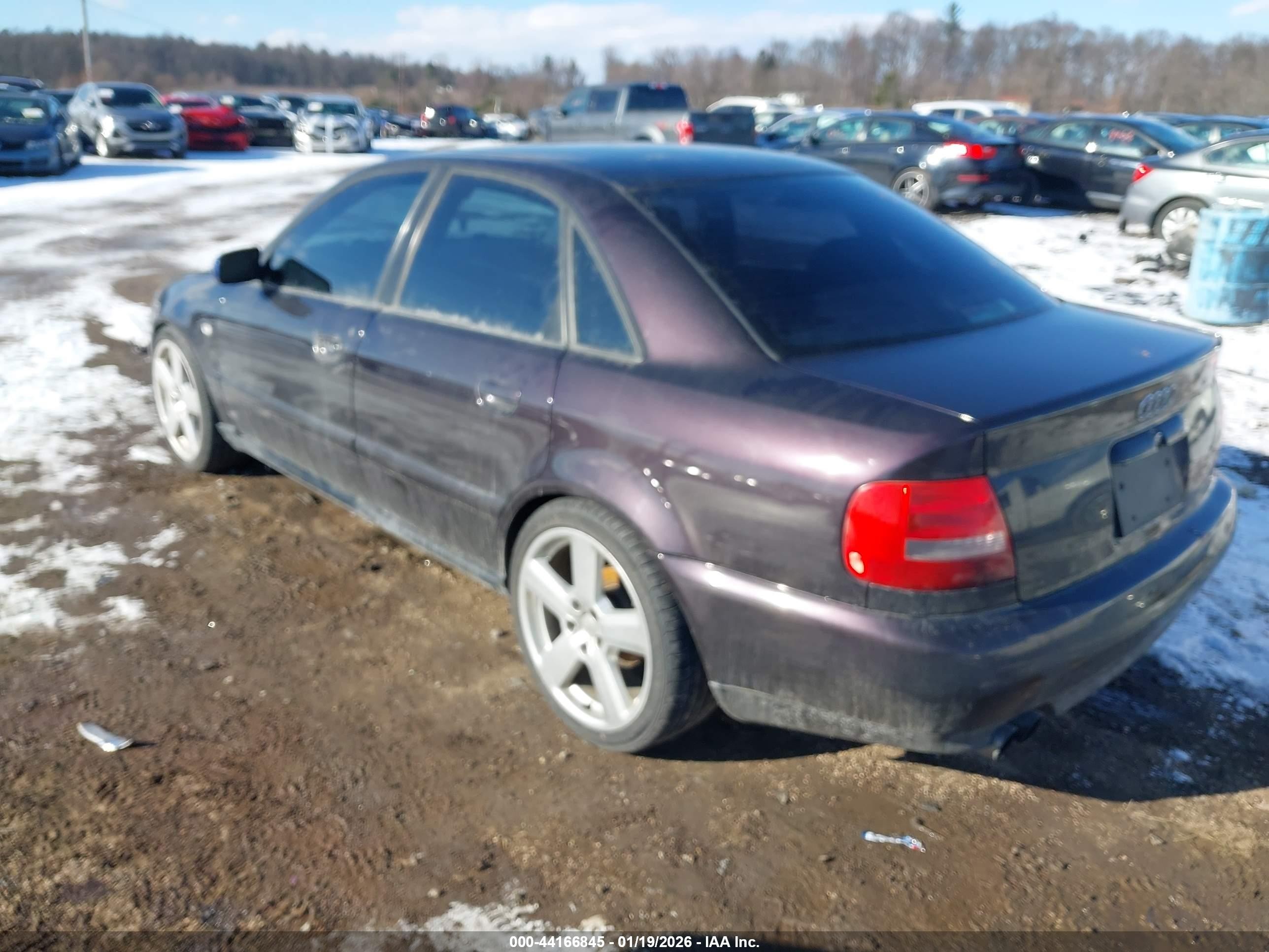 2000 Audi A4 1.8 T Blue vin: WAUDC28DXYA176116