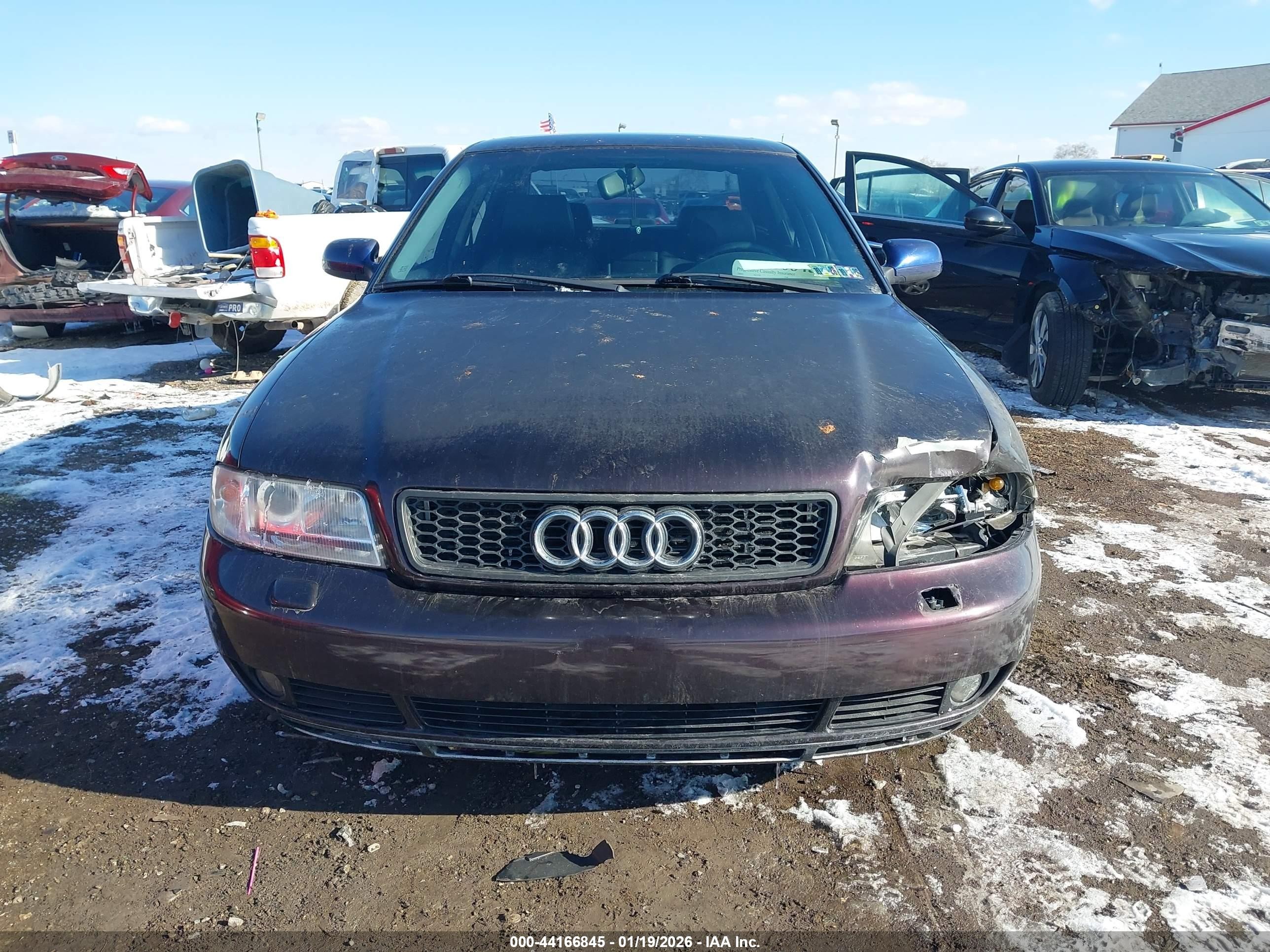 2000 Audi A4 1.8 T Blue vin: WAUDC28DXYA176116
