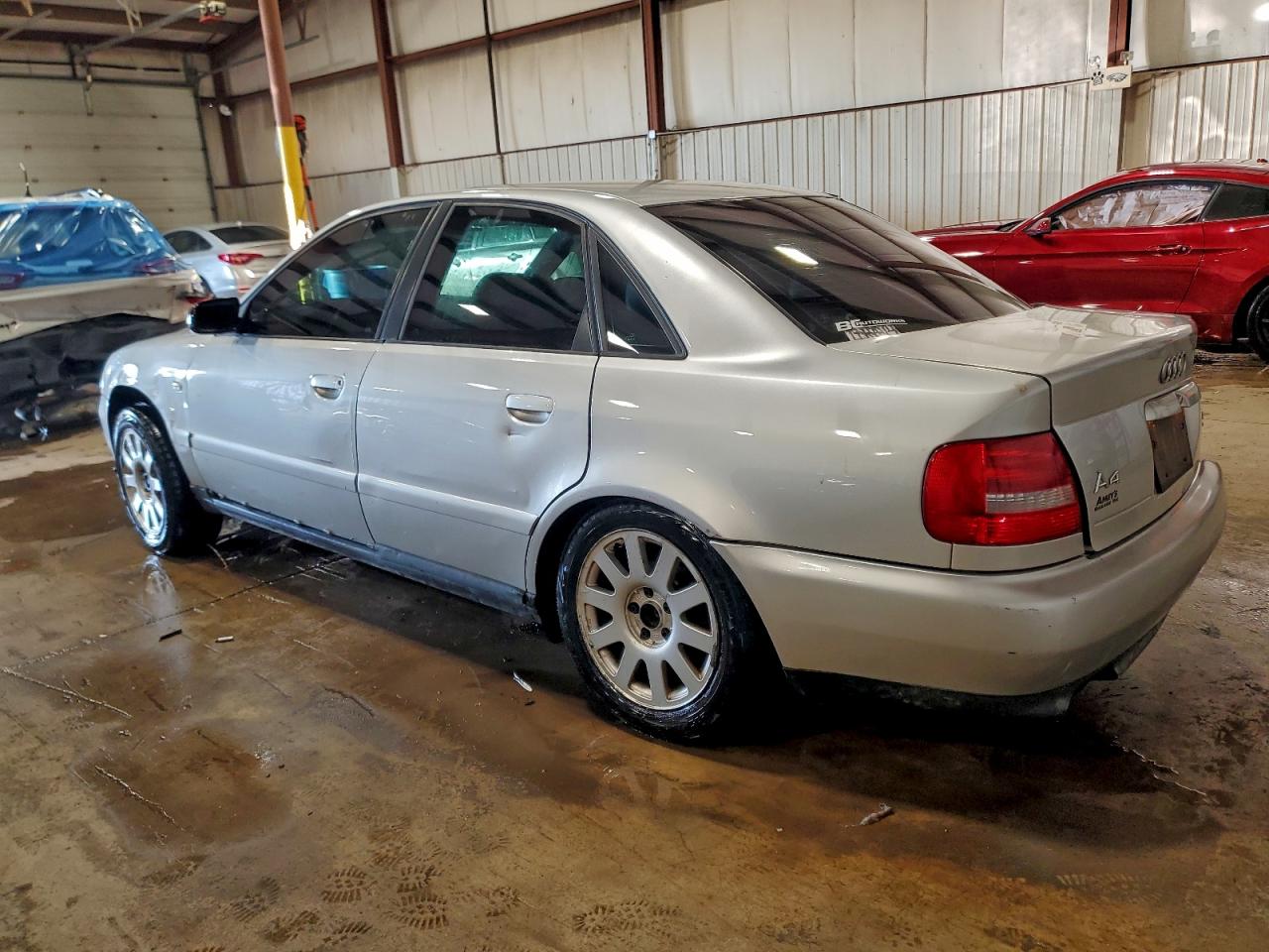 2000 Audi A4 1.8t Quattro Серебряный vin: WAUDC68D0YA168954