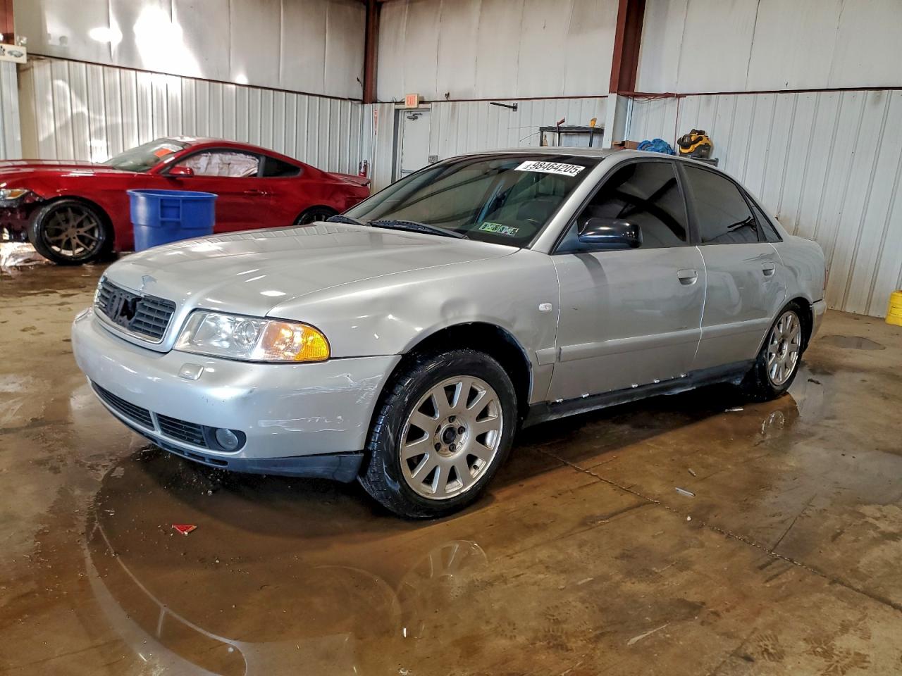 2000 Audi A4 1.8t Quattro Серебряный vin: WAUDC68D0YA168954