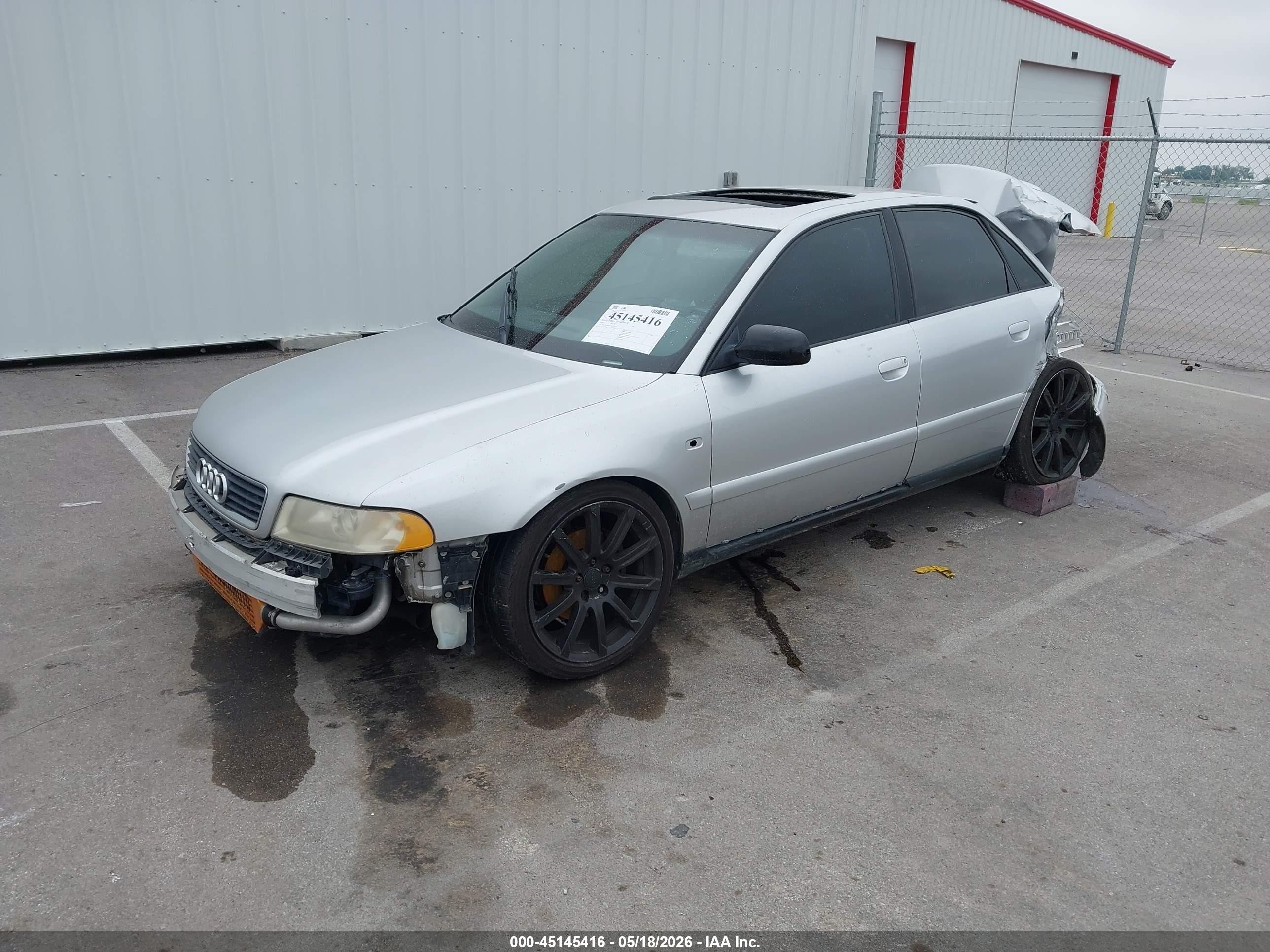 2001 Audi A4 1.8 T Silver vin: WAUDC68D31A145447