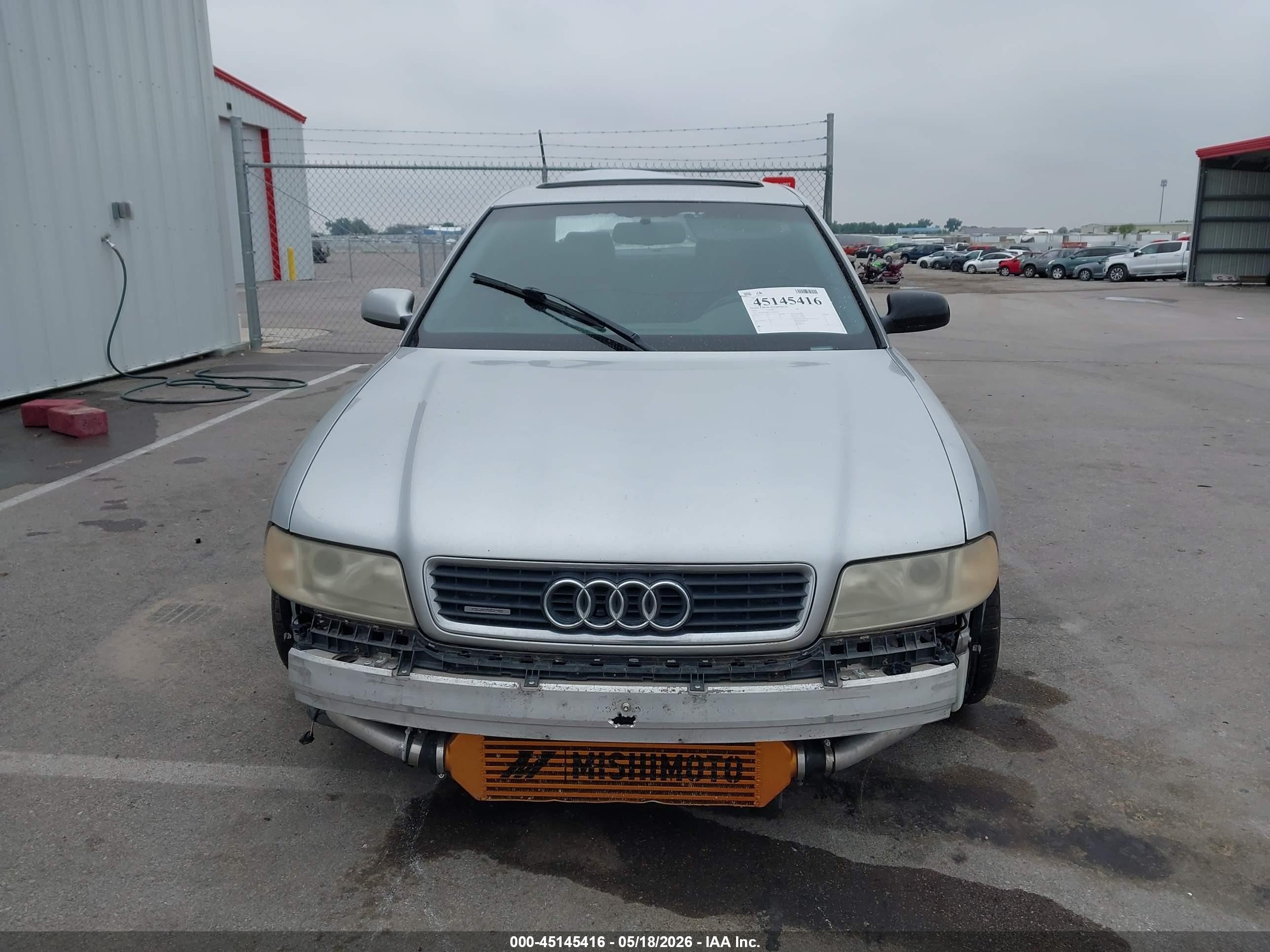 2001 Audi A4 1.8 T Silver vin: WAUDC68D31A145447