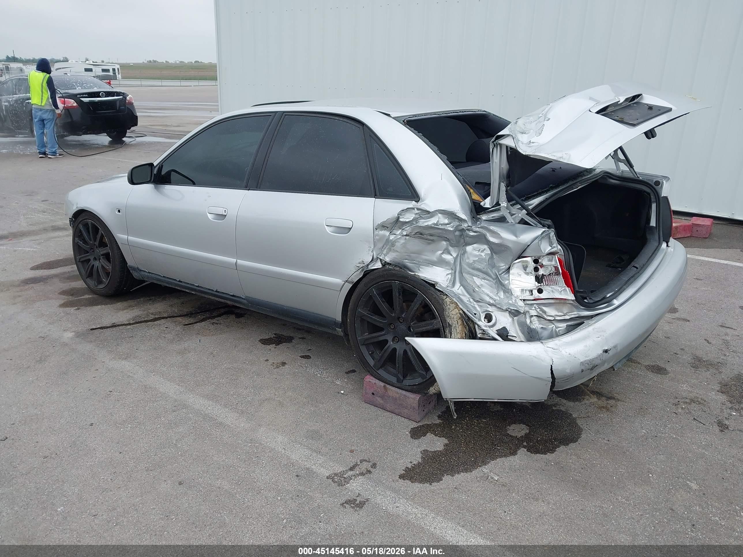 2001 Audi A4 1.8 T Silver vin: WAUDC68D31A145447