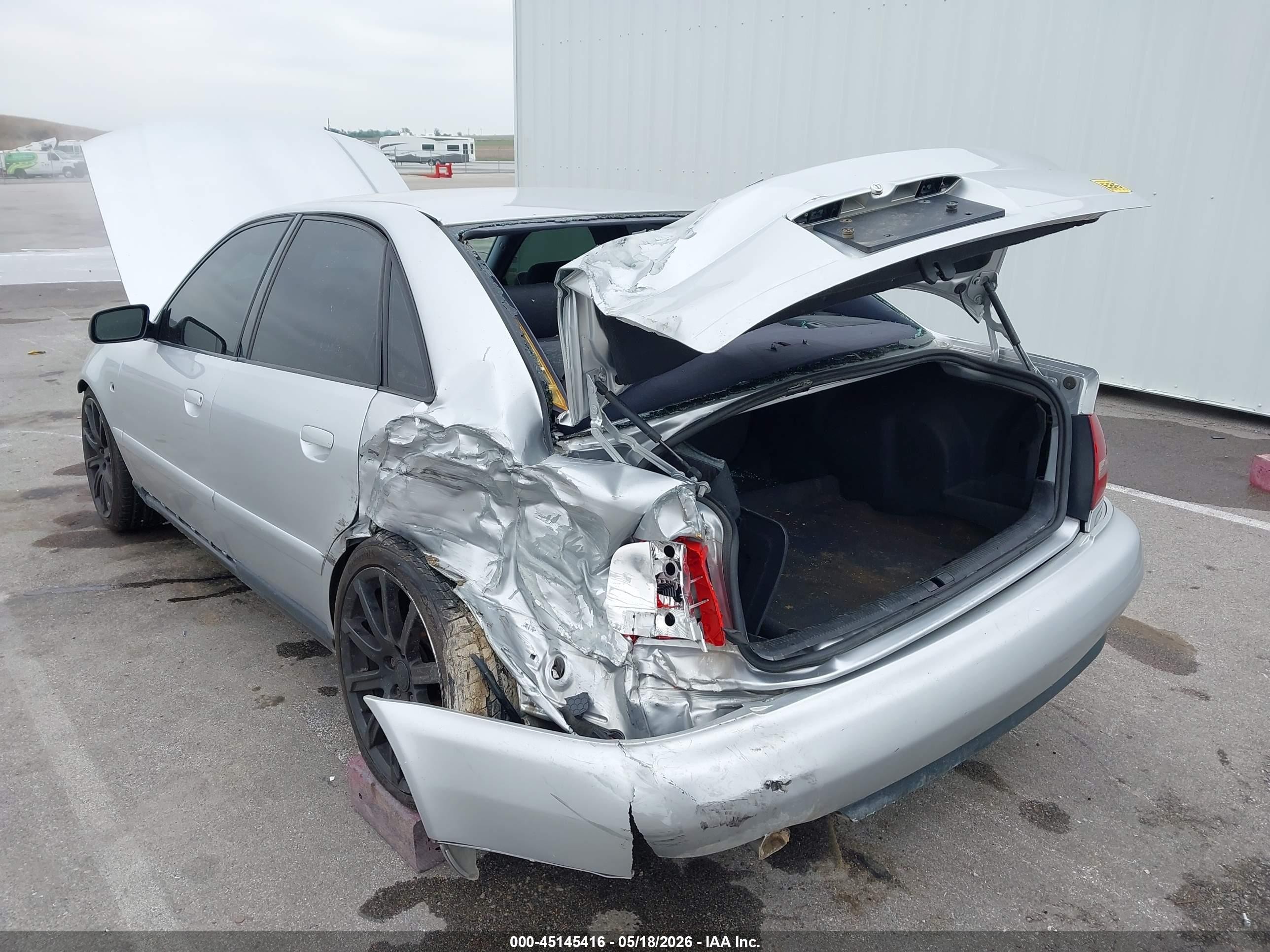 2001 Audi A4 1.8 T Silver vin: WAUDC68D31A145447