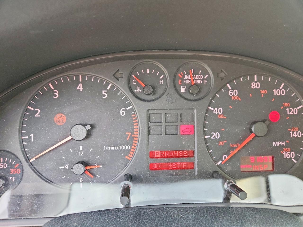 1999 Audi A4 2.8 Black vin: WAUDD28D9XA259905