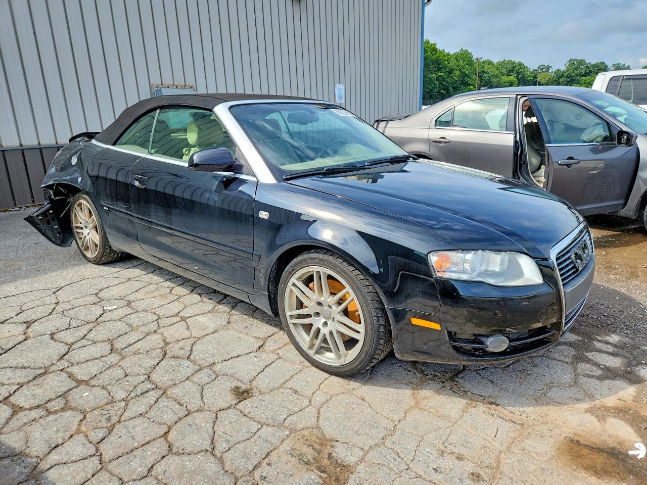 2009 Audi A4 2.0t Cabriolet Quattro Black vin: WAUDF48H09K010916